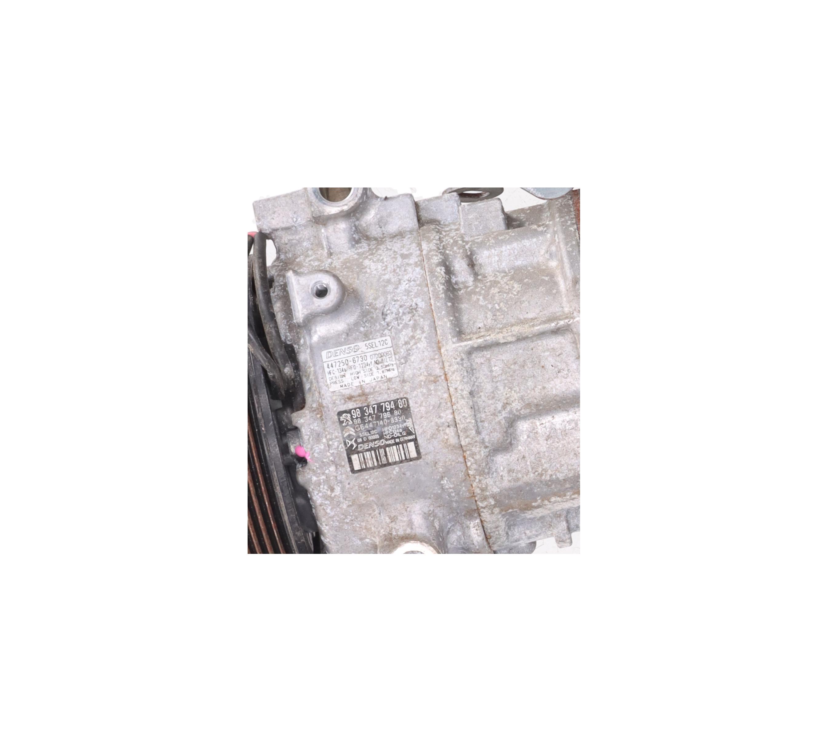 Air conditioning compressor PEUGEOT 5008 II 1.5 BlueHDi 130  96 kW  131 PS (02.2018-> )