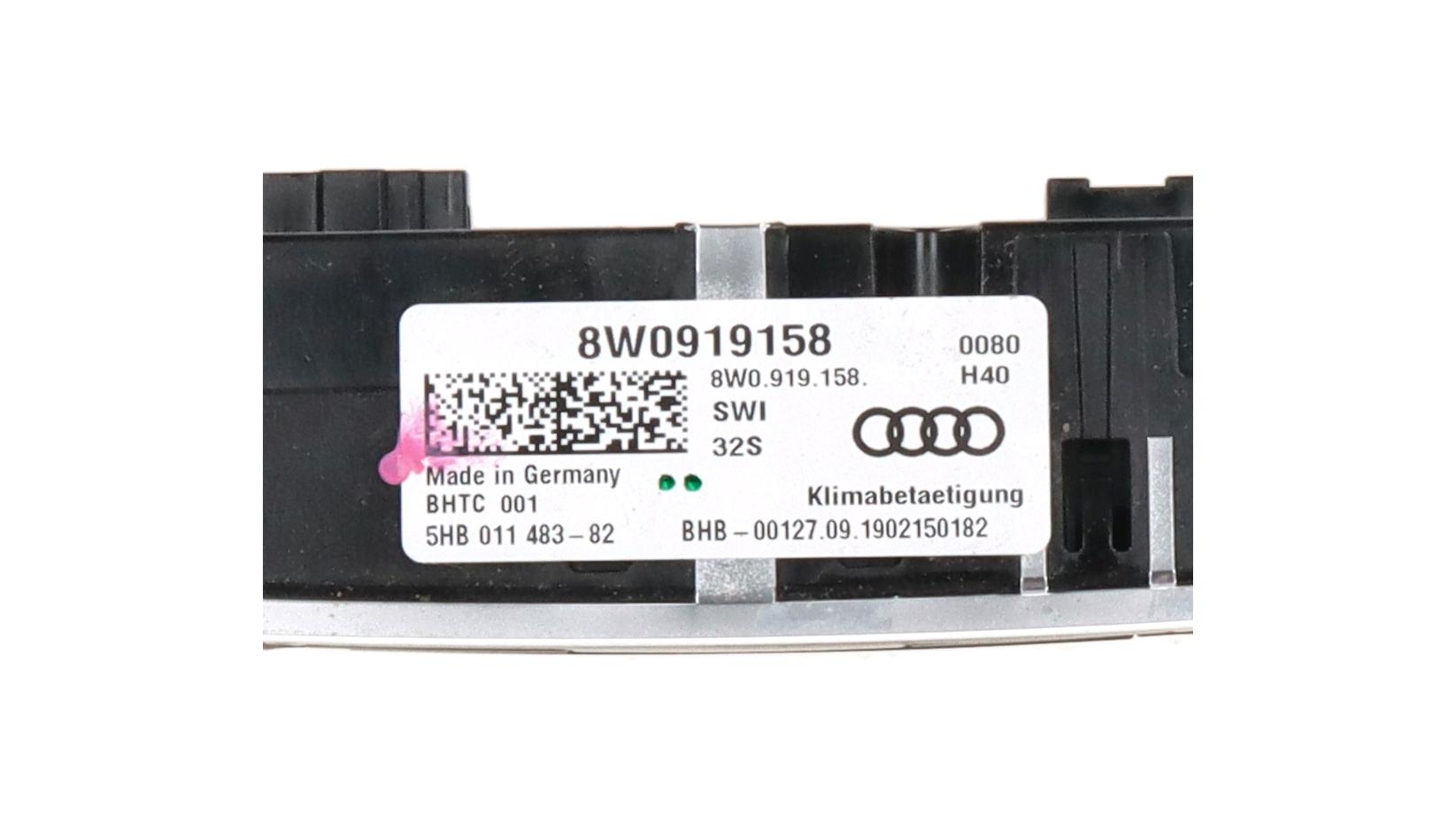 Kachelbedienpaneel achter AUDI A5 Sportback (F5) 2.0 TDI  140 kW  190 PS (09.2016-> )