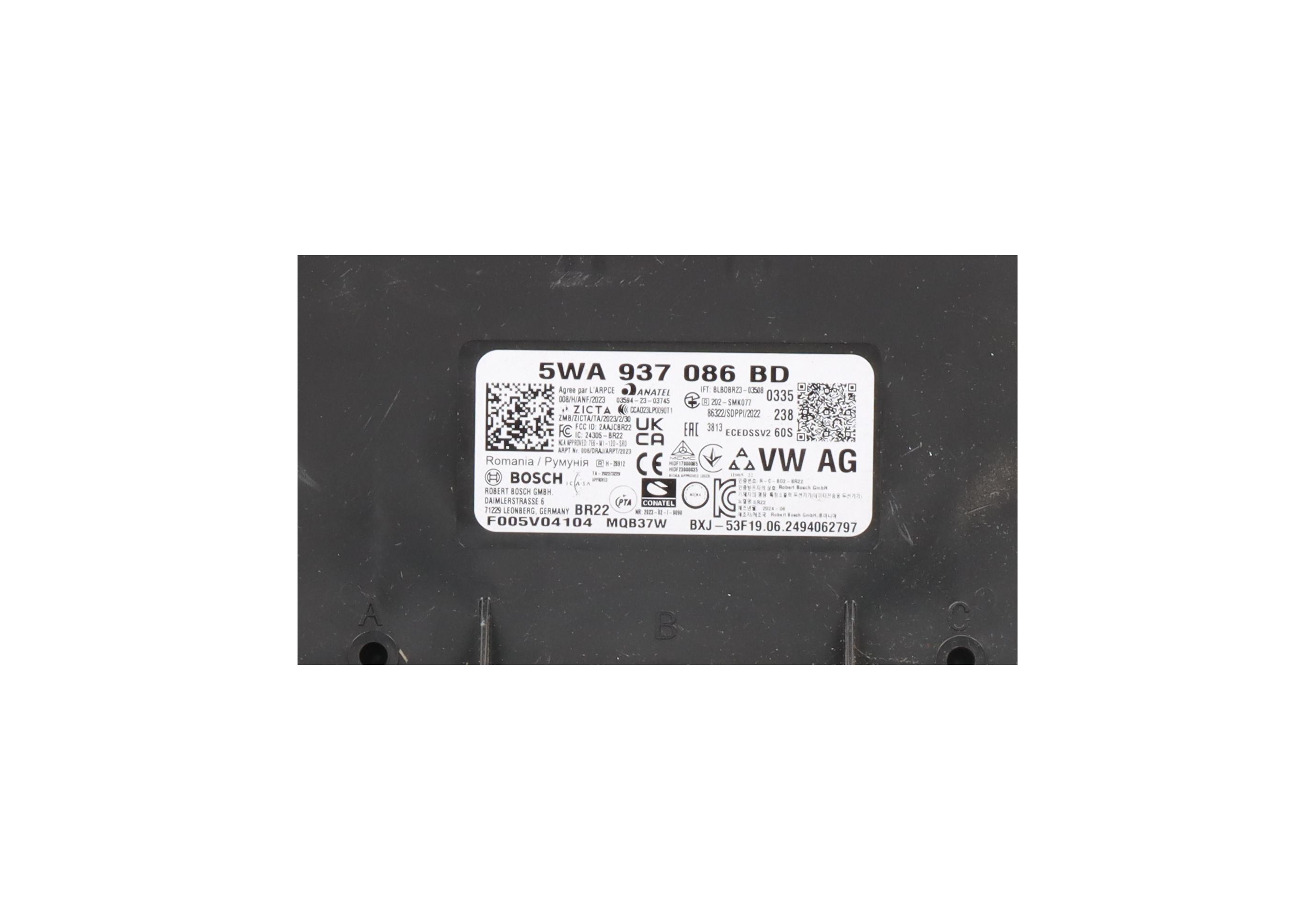 Control unit central electric (BCM) VW Transporter T7 Multivan 2.0 TDI  110 kW  150 PS (10.2021-> )
