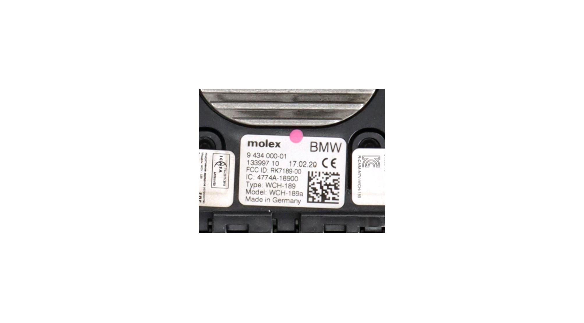 Station de recharge sans fil BMW 3er Touring (G21, G81) 320d  140 kW  190 PS (07.2019-02.2020)