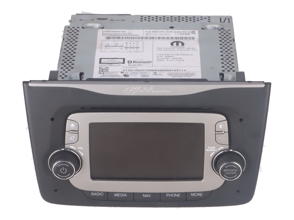 Headunit (Multimedia) ALFA ROMEO Mito (955) 1.3 JTDM  62 kW  84 PS (01.2011-> ) Headunit (Multimedia) ALFA ROMEO Mito (955) 1.3 JTDM  62 kW  84 PS (01.2011-> )