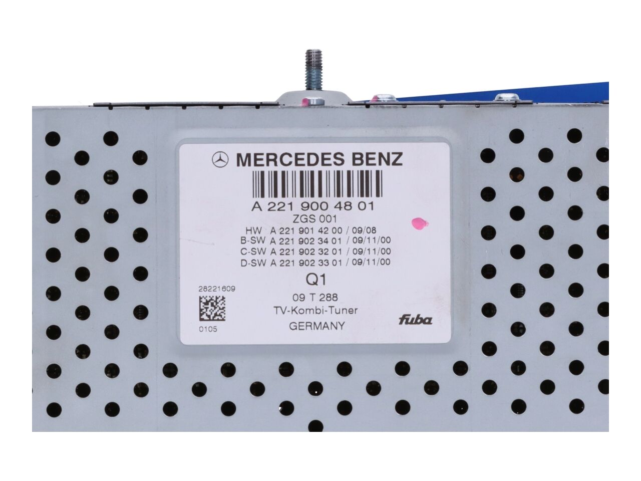 TV-ontvanger MERCEDES-BENZ S-Klasse (W221) S 500  285 kW  388 PS (10.2005-12.2013)