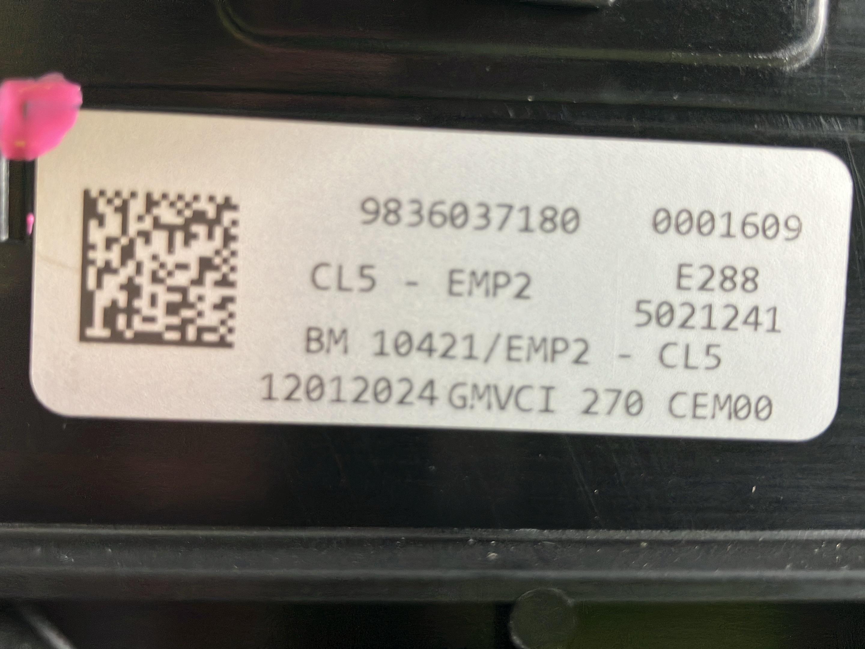 Pakiet chłodnicy bez tylnego zderzaka CITROEN Jumpy Kasten (V) e-Jumpy HYDROGEN  100 kW  136 PS (10.2024-> )