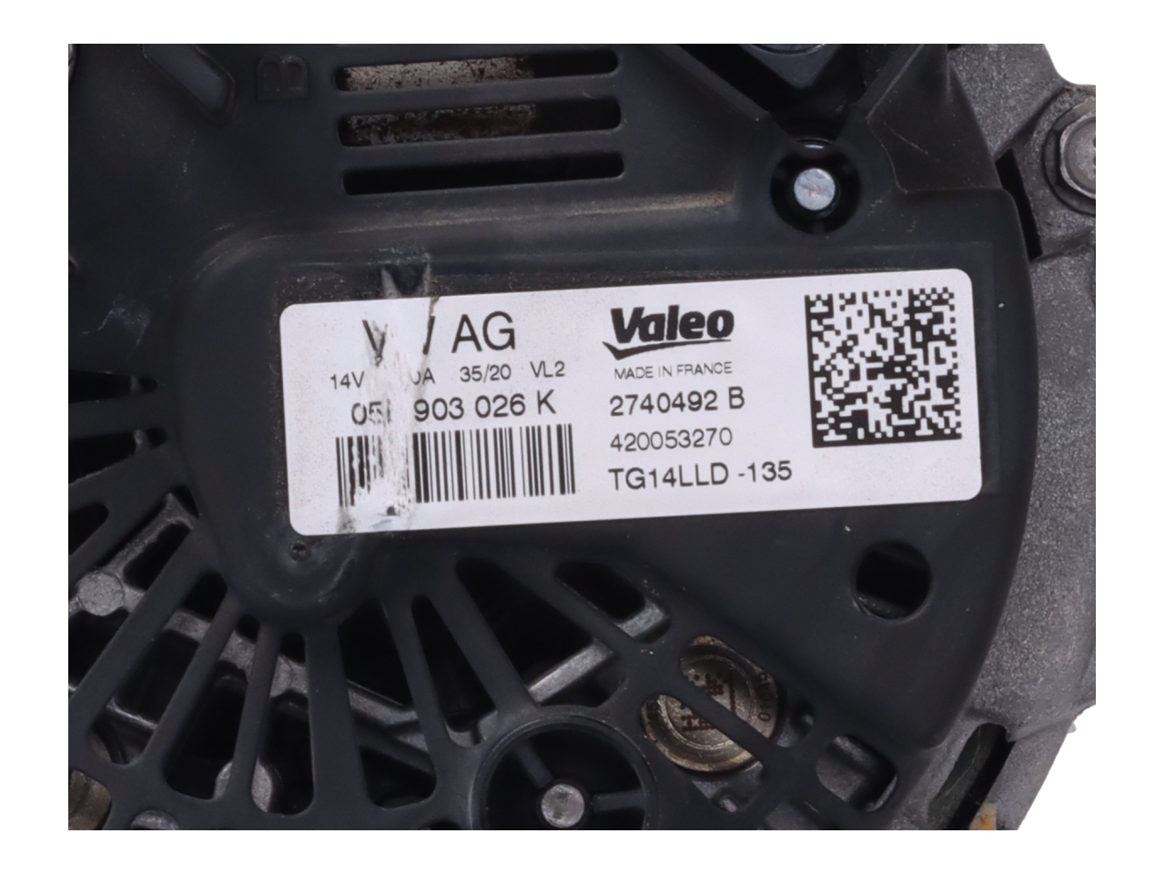 Alternator CUPRA Formentor (KM7) 1.5 TSI  110 kW  150 PS (11.2020-> )