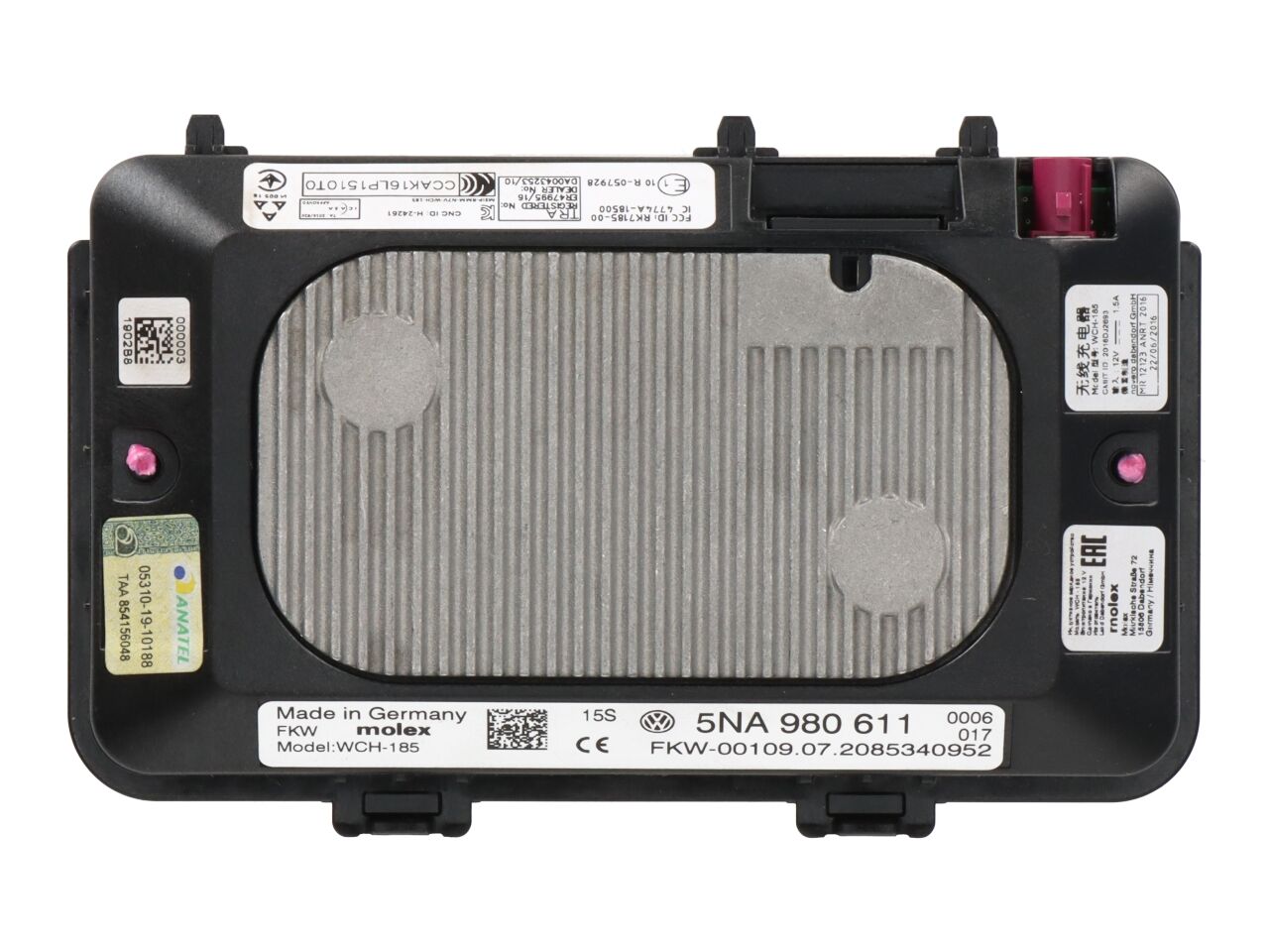 Draadloos laadstation SKODA Octavia IV Combi (NX5) 2.0 TDI  110 kW  150 PS (11.2019-> )