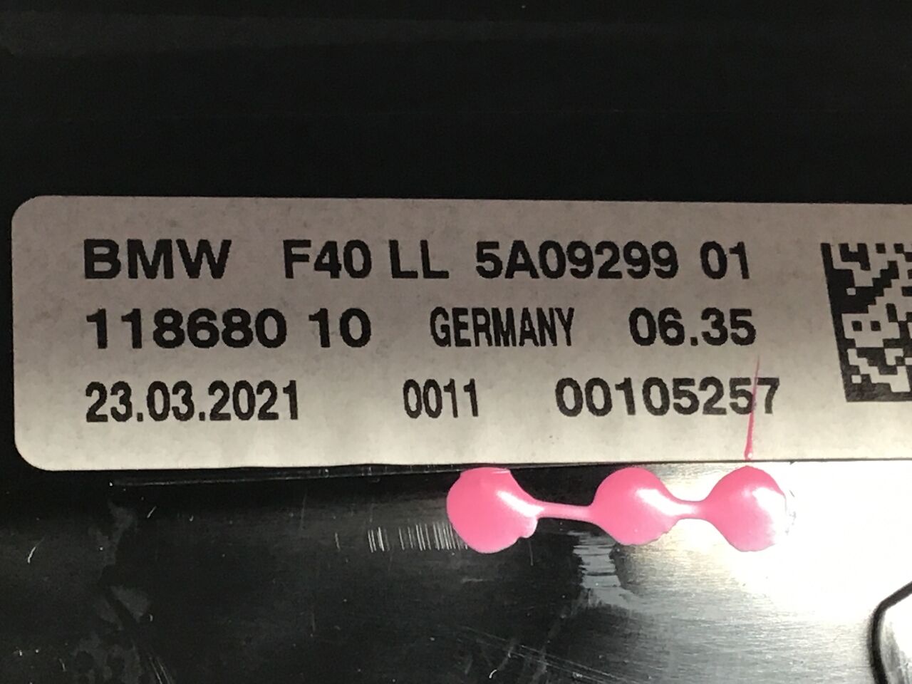 Head-Up Display BMW 1er (F40) 118i  103 kW  140 PS (07.2019-> )
