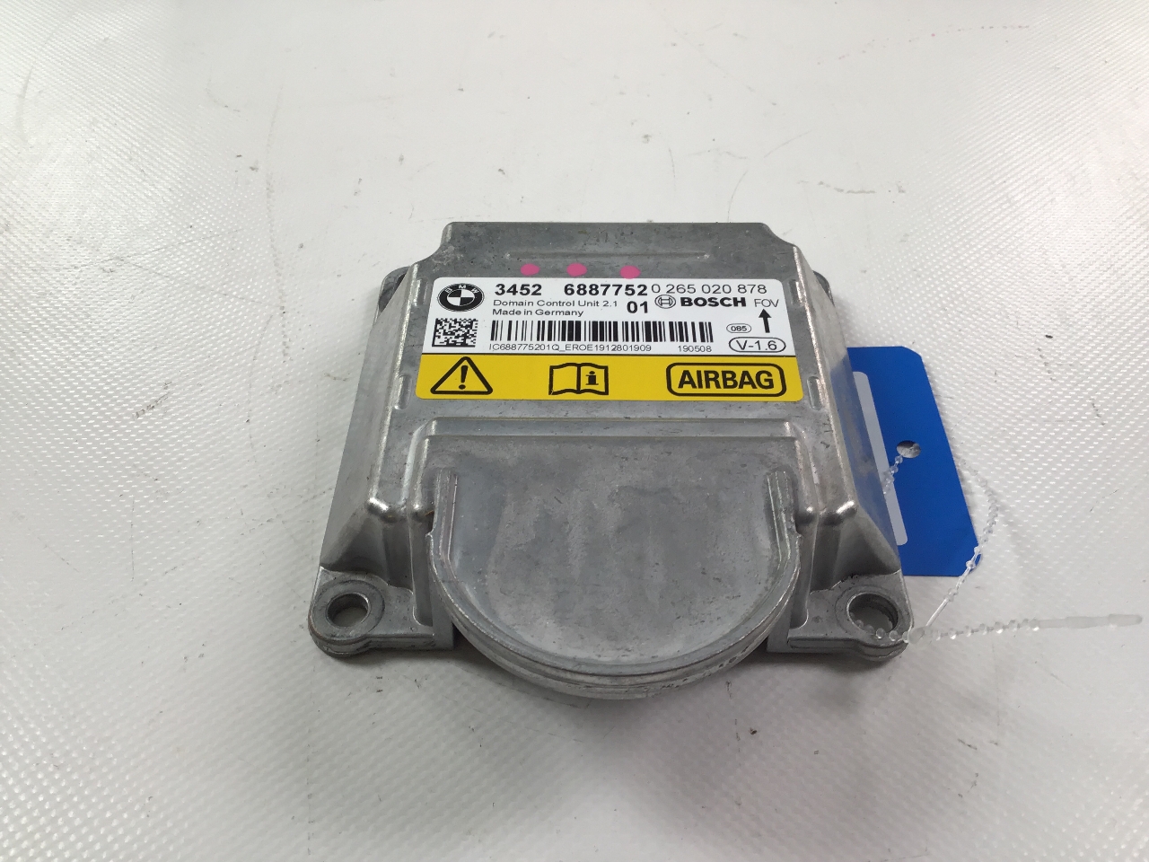 Unité de commande airbag BMW 1er (F20) 118i  100 kW  136 PS (03.2015-> ) Unité de commande airbag BMW 1er (F20) 118i  100 kW  136 PS (03.2015-> )