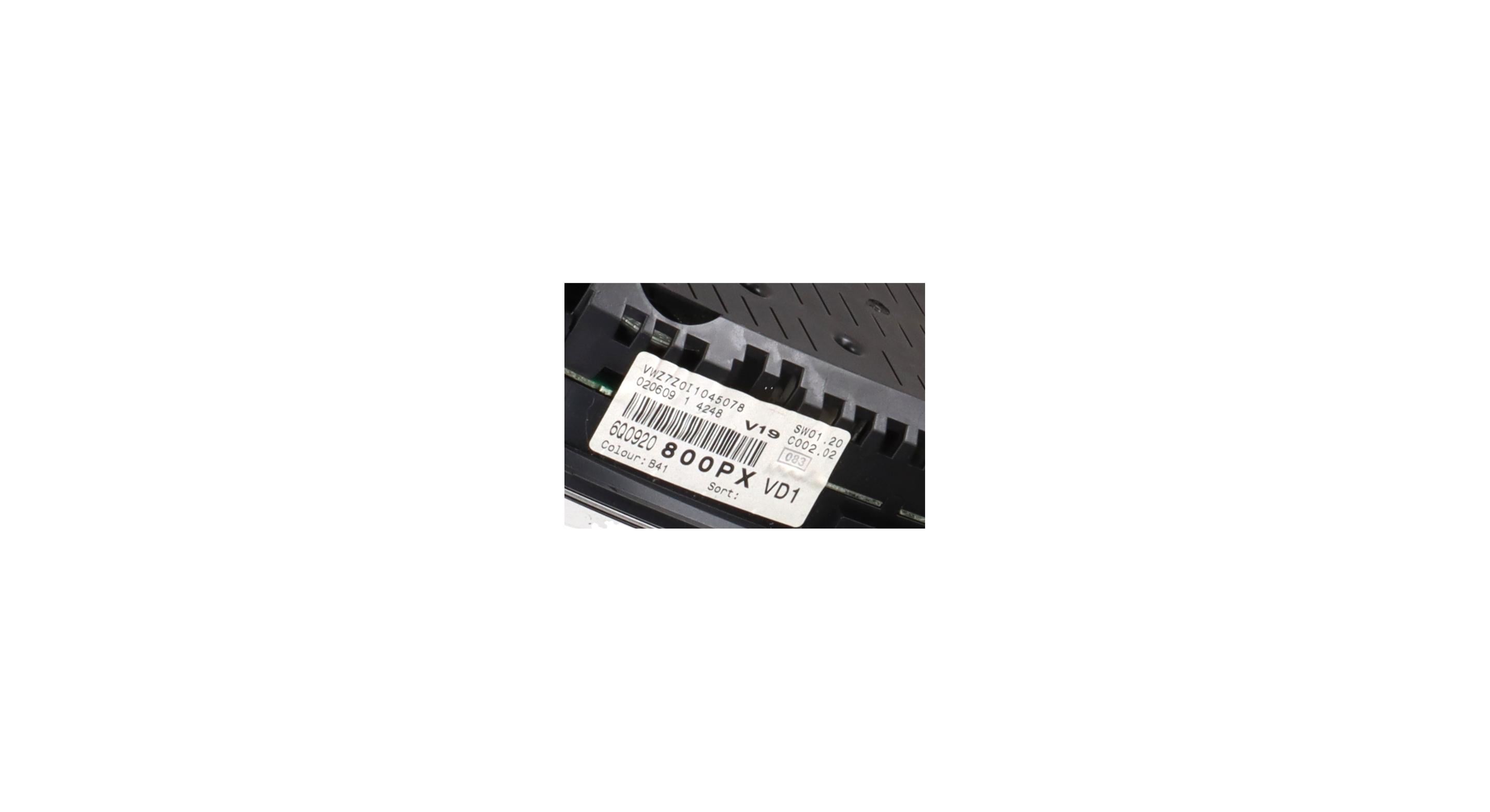 Kilometerteller / Tellerklok VW Polo IV (9N, 9A) 1.2  47 kW  64 PS (10.2001-07.2007)