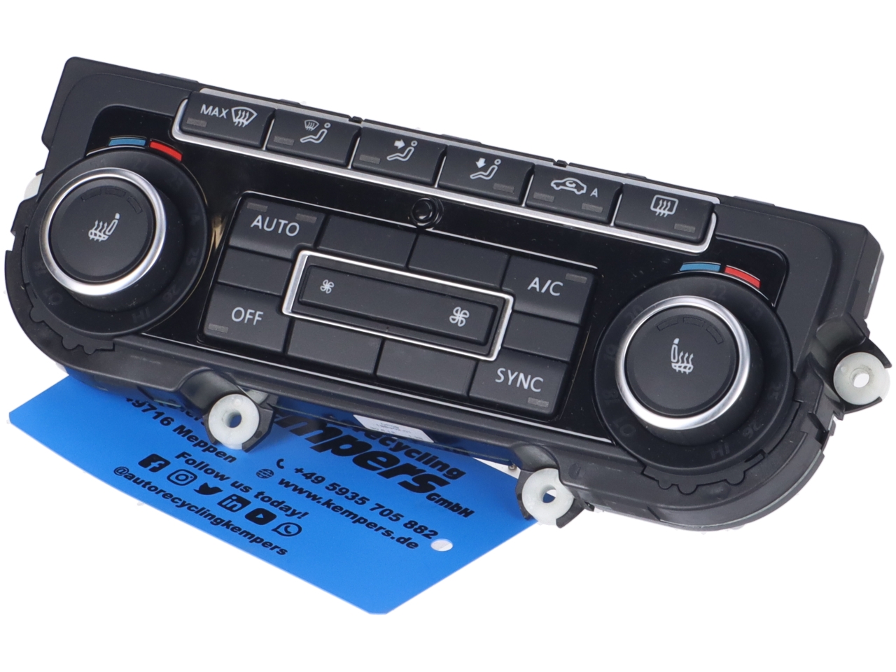 Heizungsbetätigung (Konsole) VW Golf VI (5K) 2.0 GTD  125 kW  170 PS (04.2009-11.2012)
