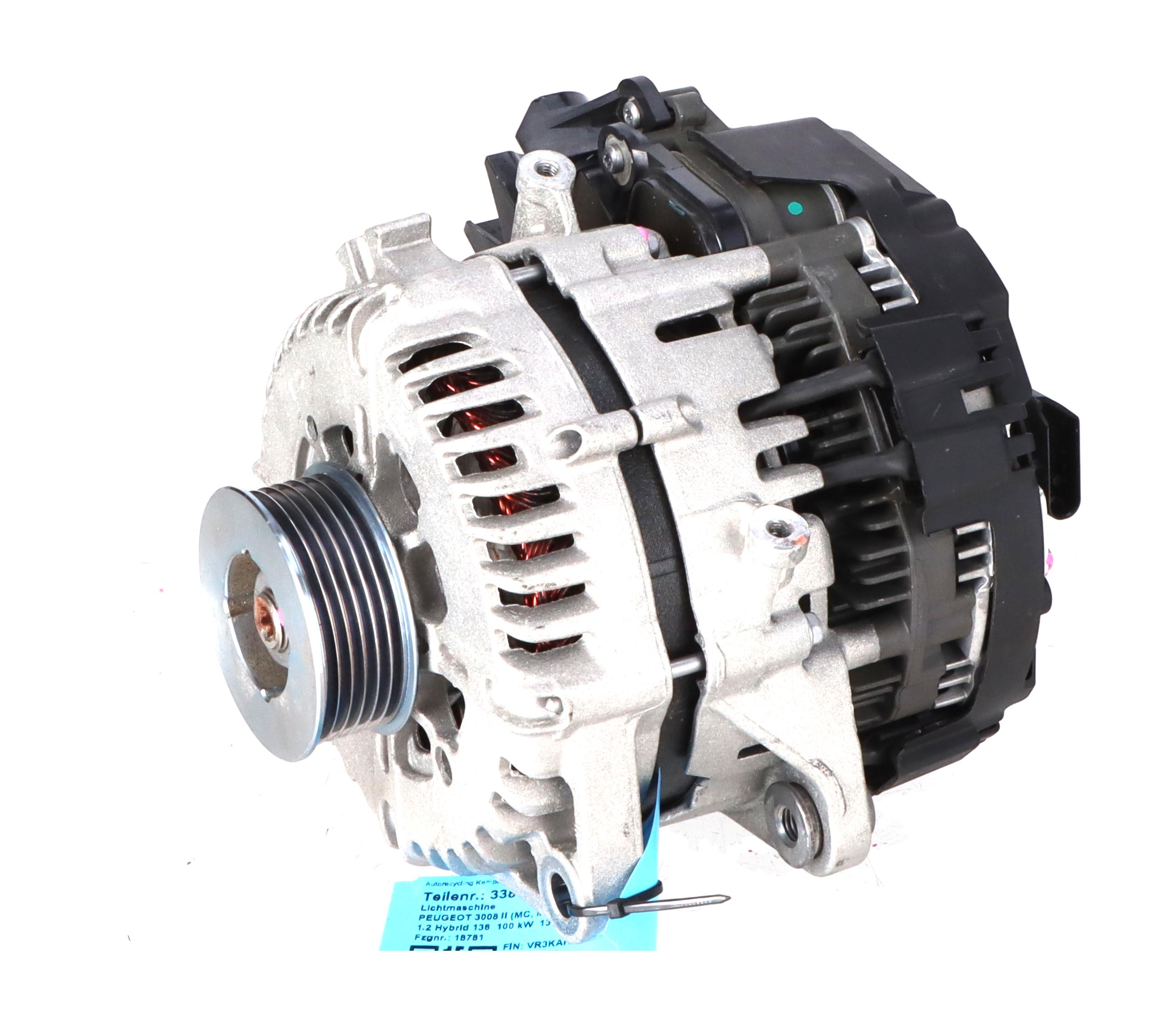 Alternator PEUGEOT 3008 II (MC, MR, MJ, M4) 1.2 Hybrid 136  100 kW  136 PS (05.2023-> )