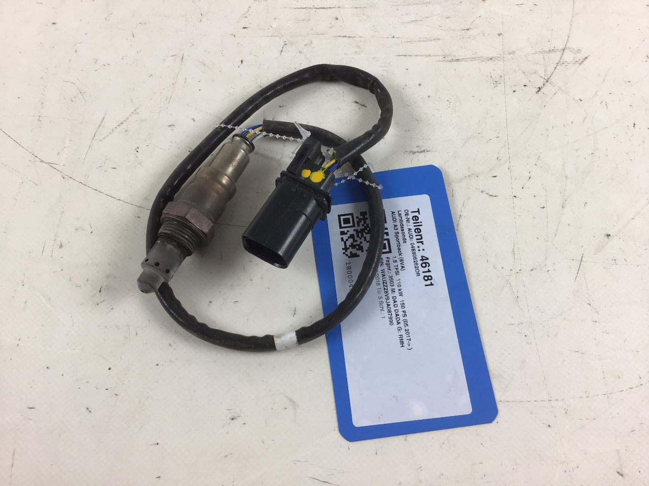 Sonde lambda AUDI A3 Sportback (8V) 1.5 TFSI  110 kW  150 PS (05.2017-> ) Sonde lambda AUDI A3 Sportback (8V) 1.5 TFSI  110 kW  150 PS (05.2017-> )