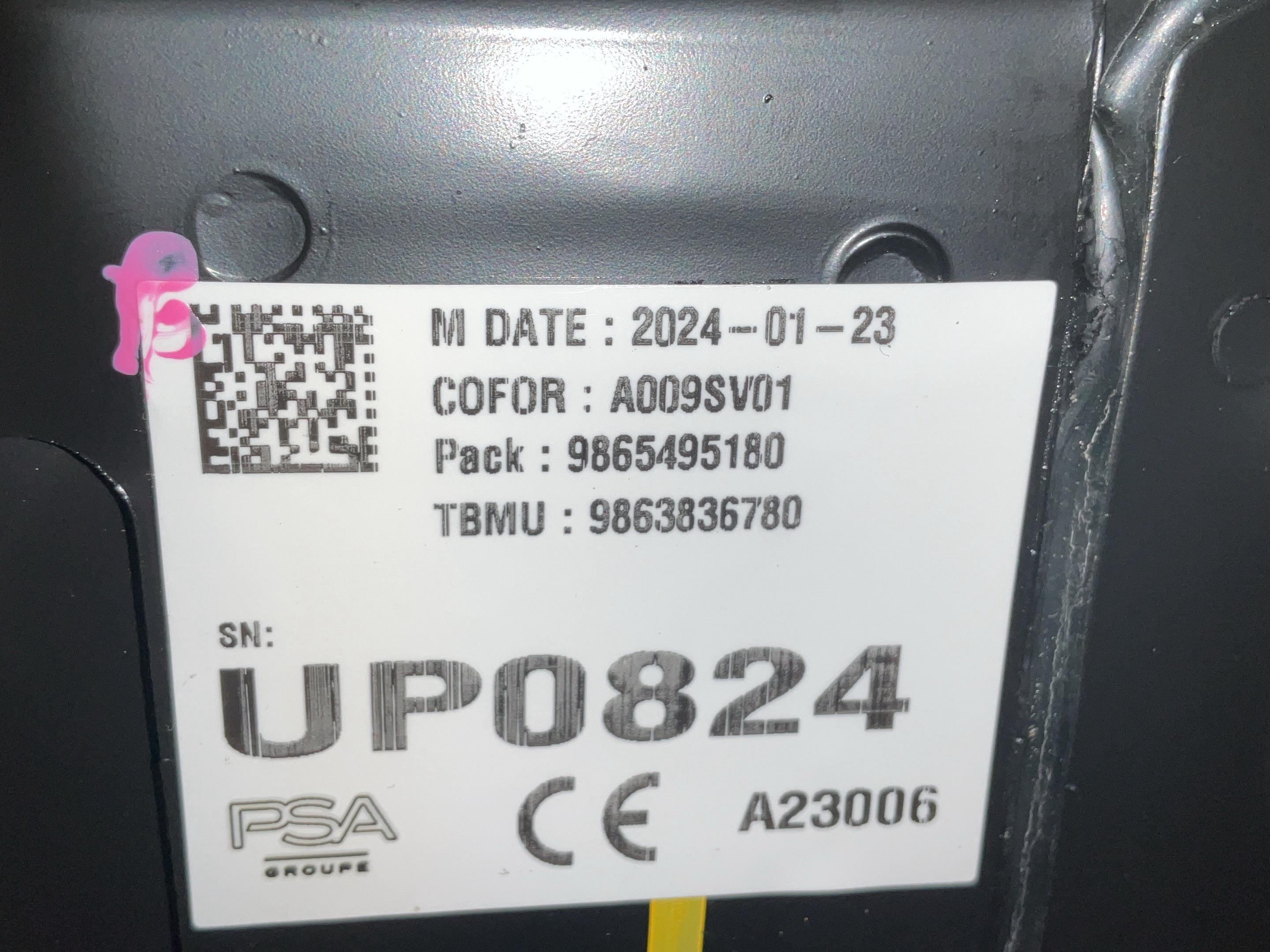 Hybride Accu CITROEN Jumpy Kasten (V) e-Jumpy HYDROGEN  100 kW  136 PS (10.2024-> )