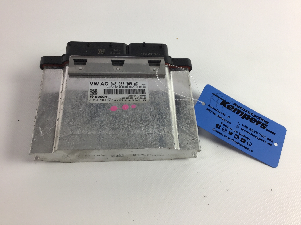 Steuergerät Motor AUDI A1 (8X) 1.4 TFSI  92 kW  125 PS (11.2014-10.2018) Steuergerät Motor AUDI A1 (8X) 1.4 TFSI  92 kW  125 PS (11.2014-10.2018)