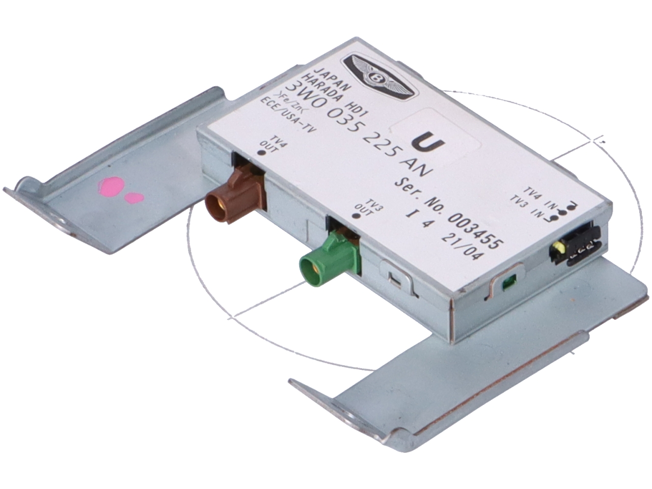 Antenna amplifier BENTLEY Continental Coupe (3W) 6.0  412 kW  560 PS (06.2003-12.2011) Antenna amplifier BENTLEY Continental Coupe (3W) 6.0  412 kW  560 PS (06.2003-12.2011)