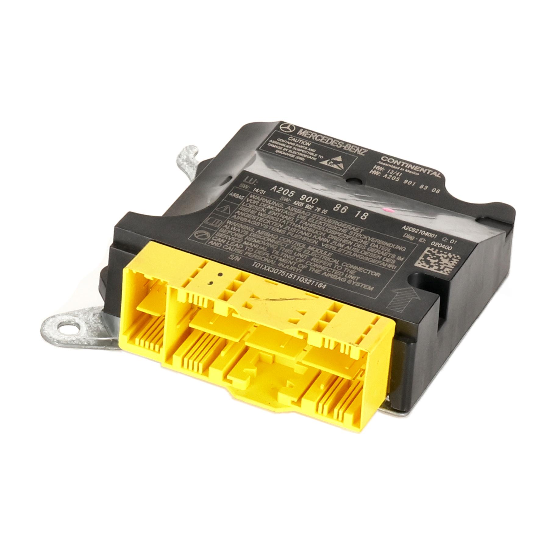 Control unit for Airbag MERCEDES-BENZ C-Klasse (W205) C 200 BLUETEC  100 kW  136 PS (05.2014-05.2018)