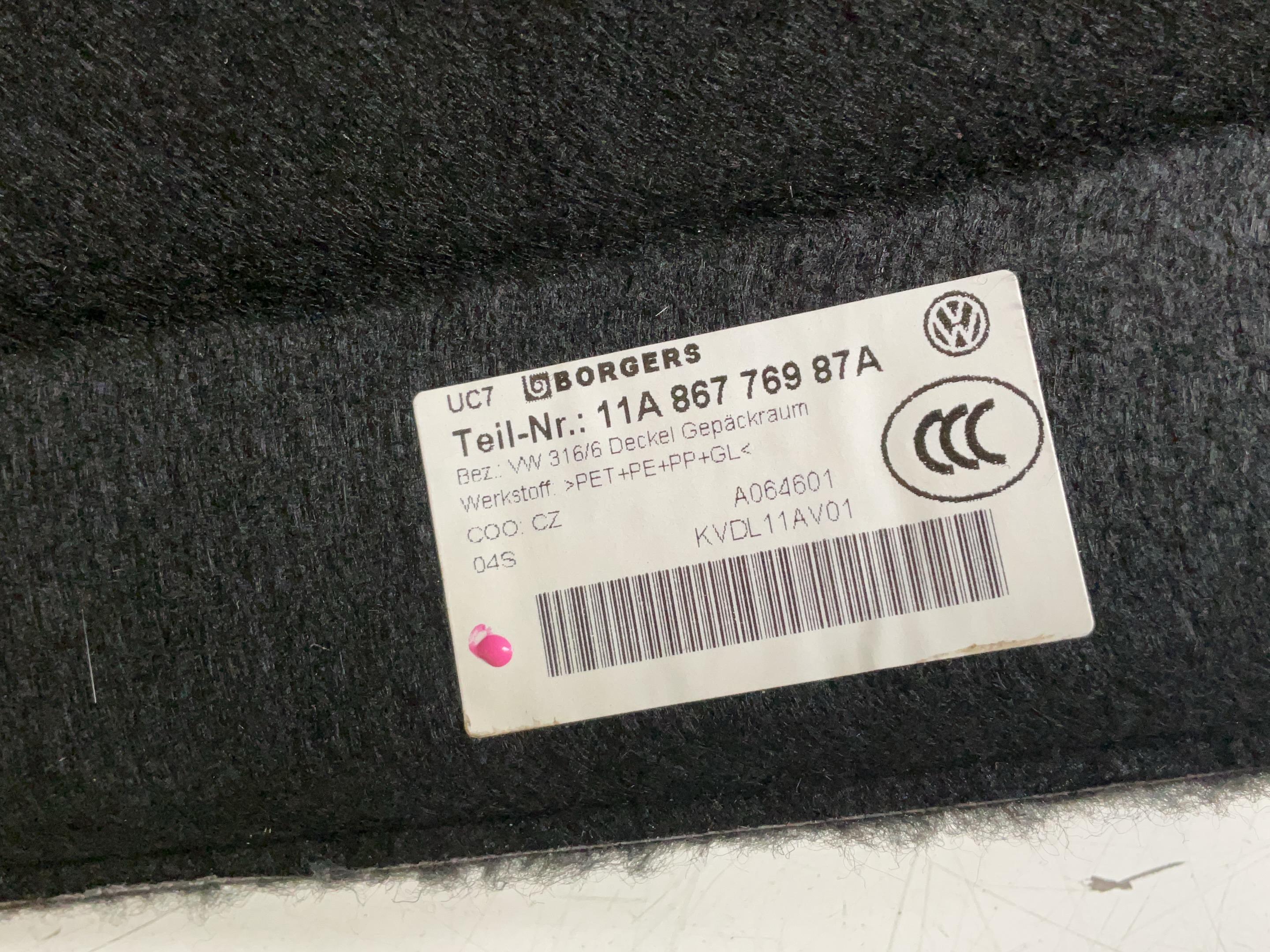 Hoedenplank VW ID.4 (E21) GTX  77 kW  105 PS (05.2021-> )