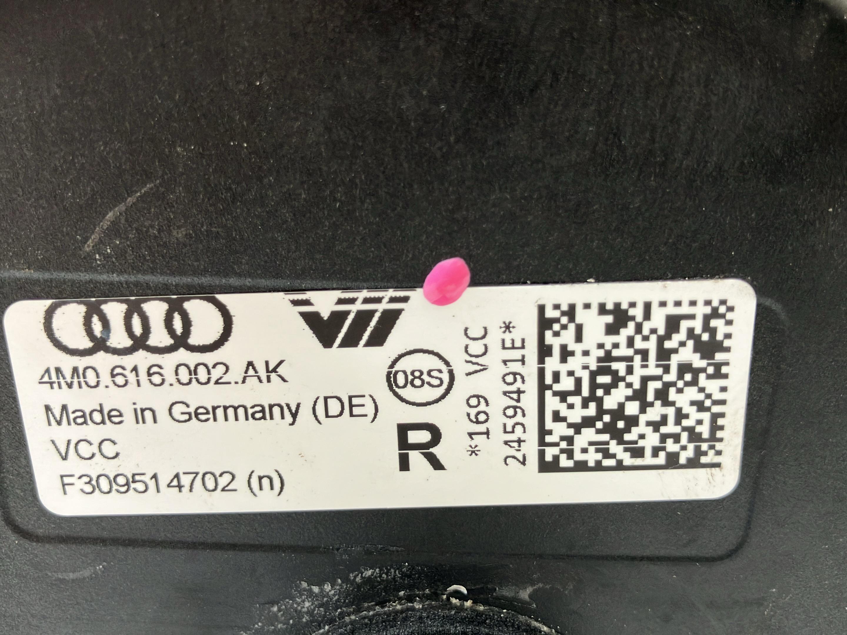 Air suspension damper right rear AUDI e-tron (GEN) Electric quattro  300 kW  408 PS (09.2018-> )