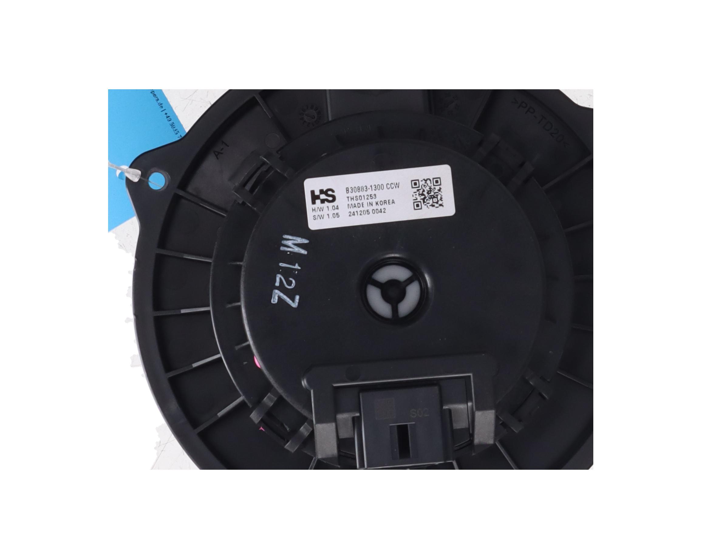 Heater blower HYUNDAI Inster (AX1) EV  71 kW  97 PS (09.2024-> )