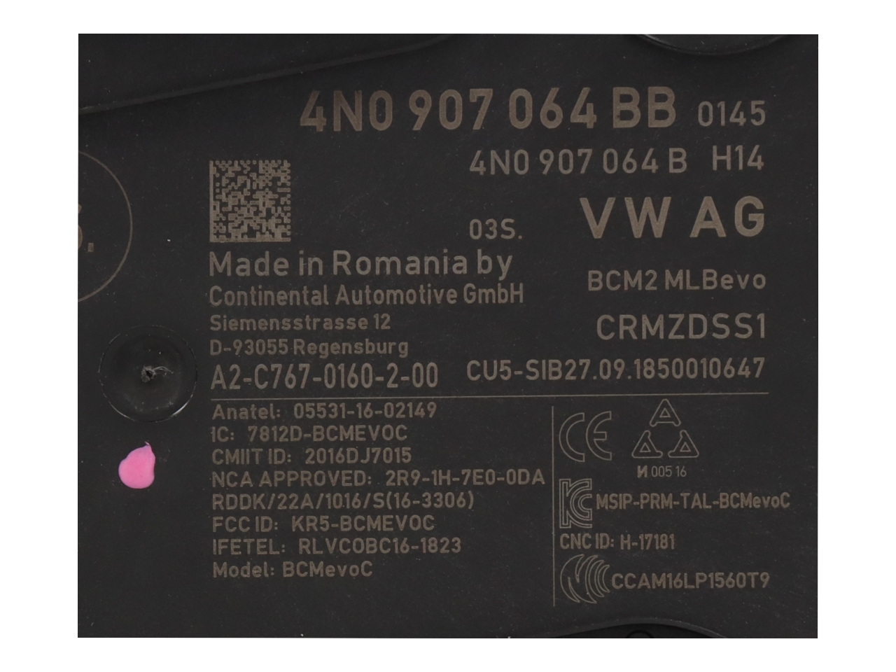 Jednostka sterująca AUDI A6 (4A, C8) 40 TDI Mild Hybrid  150 kW  204 PS (02.2018-> )