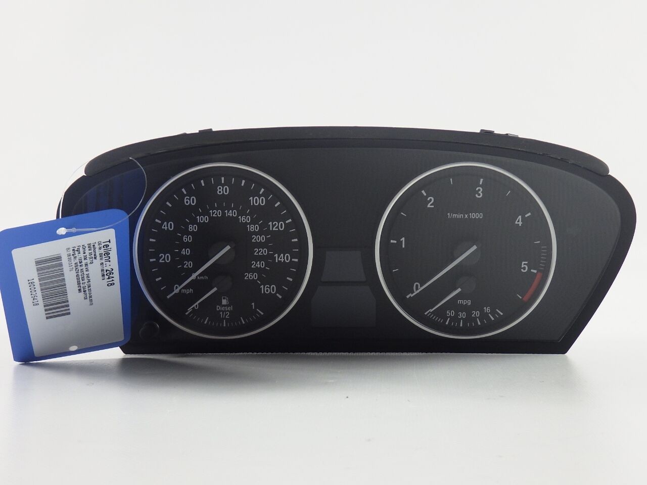 Tachometer BMW X5 (E70) xDrive 30d  180 kW  245 PS (04.2010-07.2013)