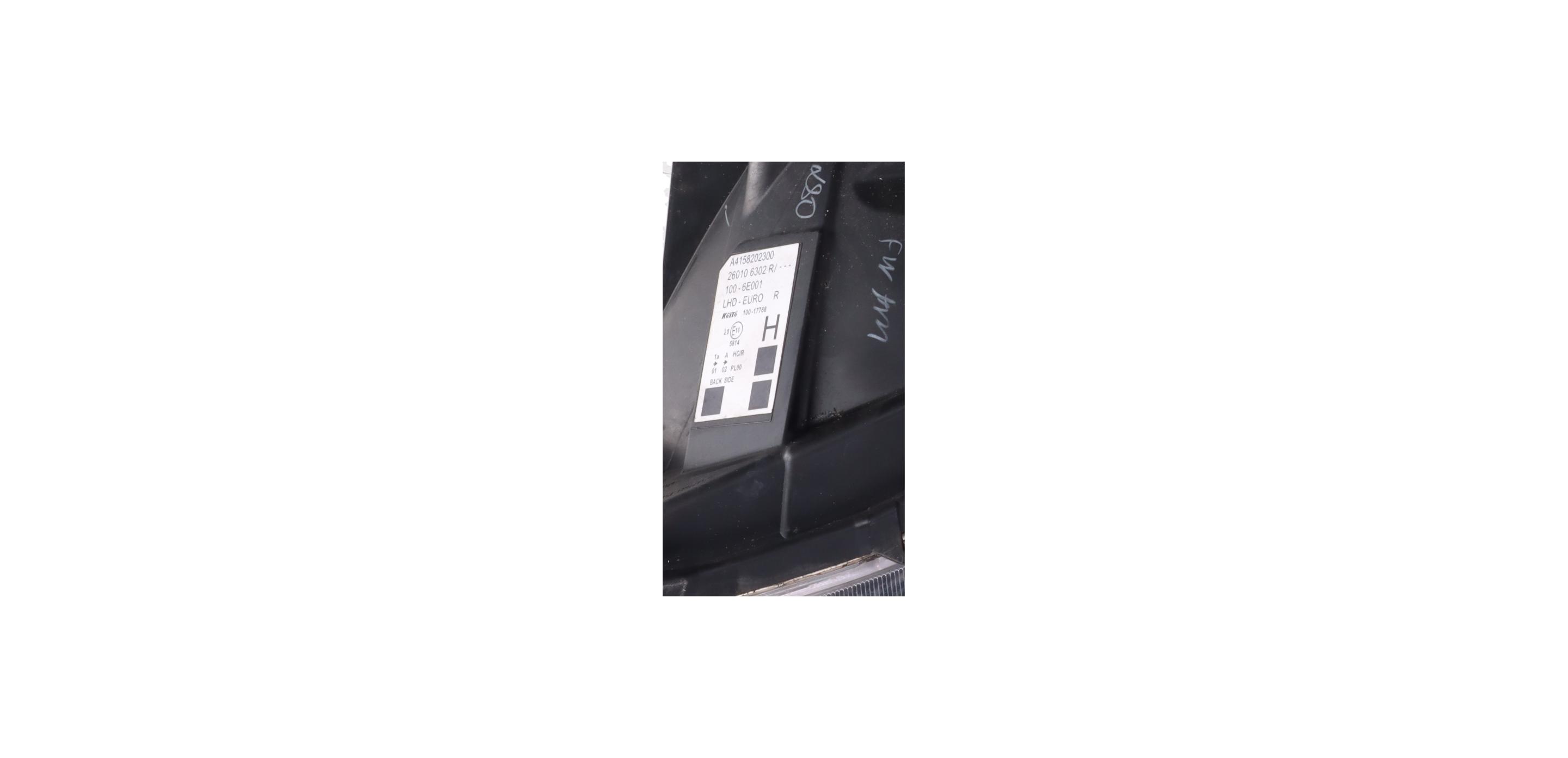 Koplamp rechts MERCEDES-BENZ Citan Kasten (W415) 109 CDI  66 kW  90 PS (11.2012-> )