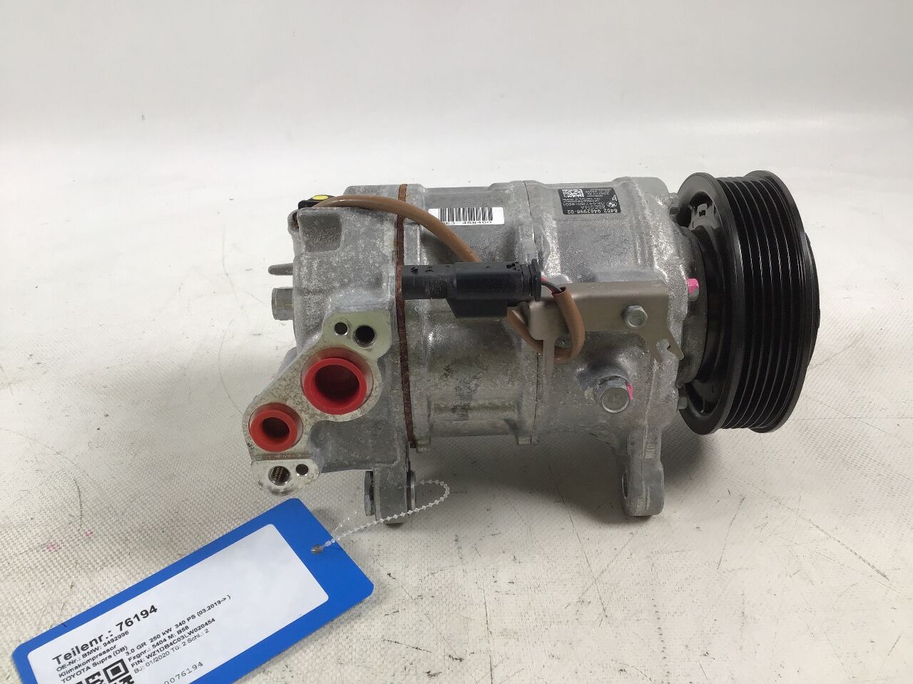 Klimakompressor TOYOTA Supra (DB) 3.0 GR  250 kW  340 PS (03.2019-> )