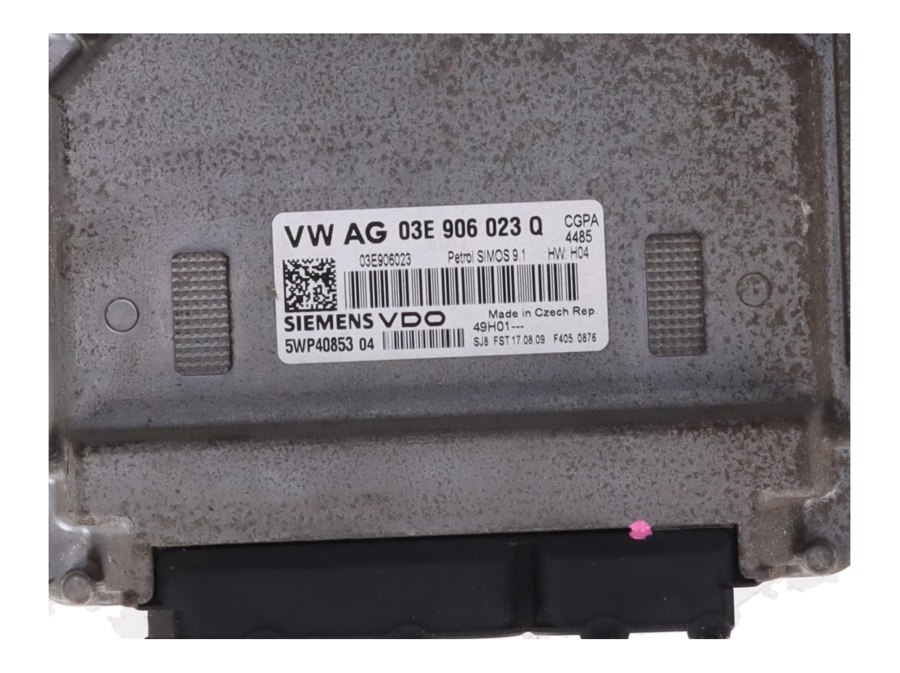 Appareil de commande moteur SKODA Fabia II (542) 1.2 12V HTP  51 kW  69 PS (01.2007-12.2014)
