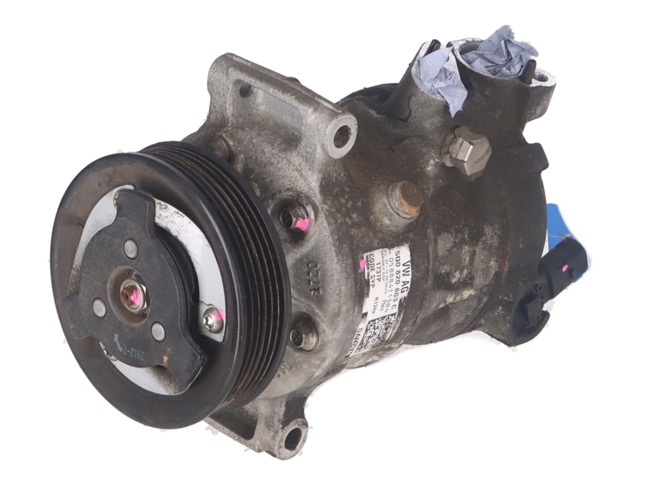 Air conditioning compressor SKODA Rapid Spaceback (NH) 1.2 TSI  63 kW  86 PS (07.2012-> )