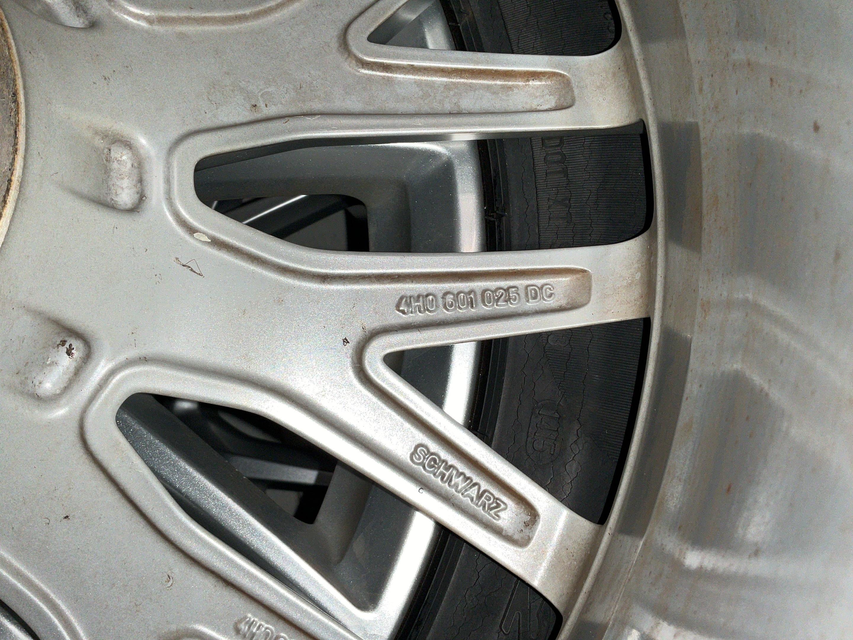 Wielen set AUDI A8 (4H) 4.0 TFSI quattro  320 kW  435 PS (10.2013-12.2015)