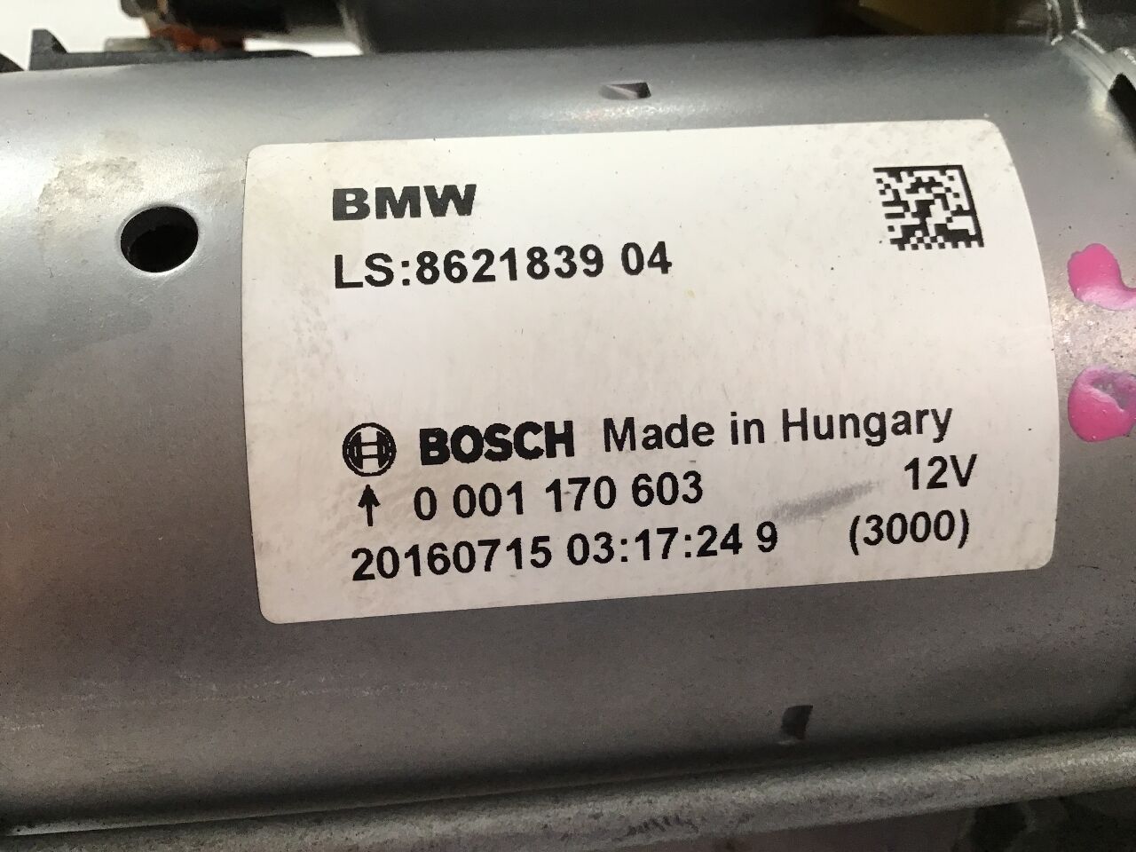 Anlasser BMW 3er (F30, F80) 320i  135 kW  184 PS (03.2012-10.2018)