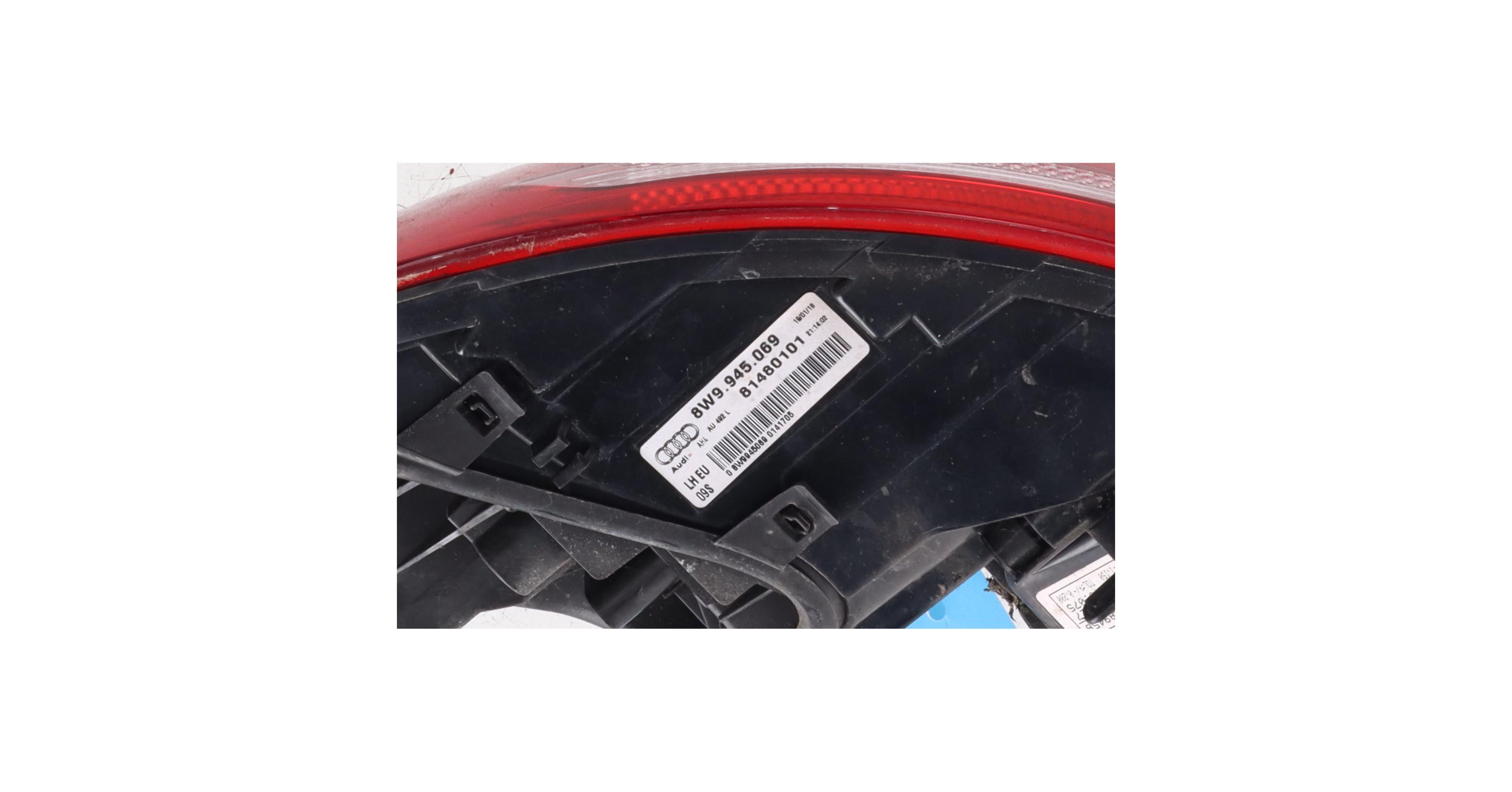 Tylne światło lewa zewnętrzna AUDI A4 (8W, B9) 1.4 TFSI  110 kW  150 PS (08.2015-> )