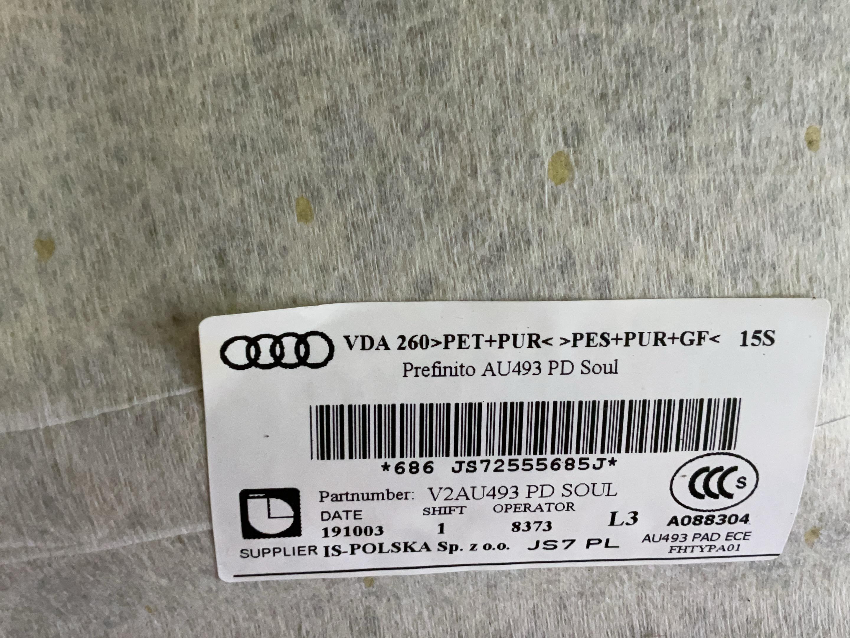 Sky interior AUDI A5 Sportback (F5) 2.0 TDI  140 kW  190 PS (09.2016-> )