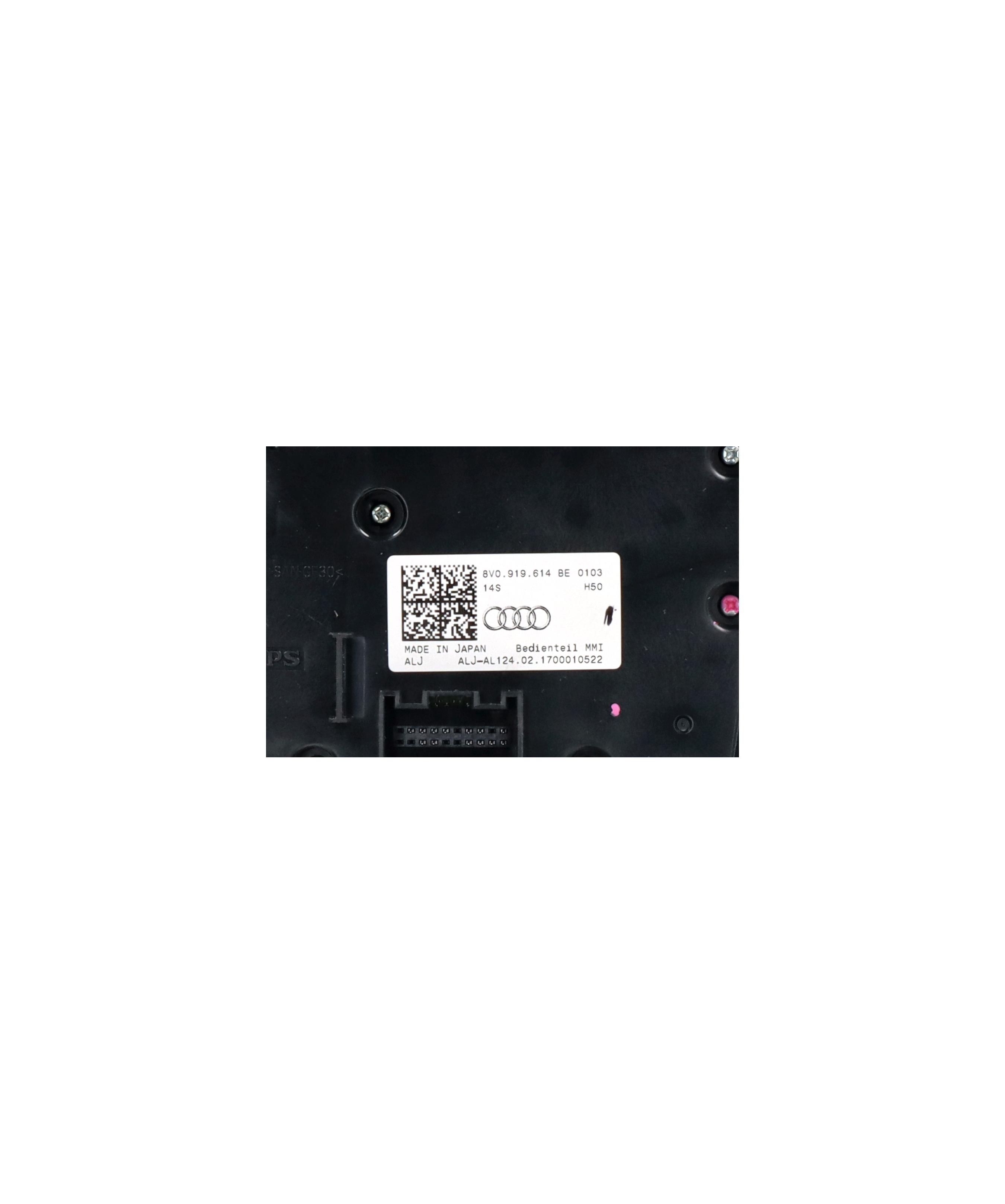 Panel sterowania MMI AUDI A3 Sportback (8V) 1.0 TFSI  85 kW  115 PS (07.2016-> )