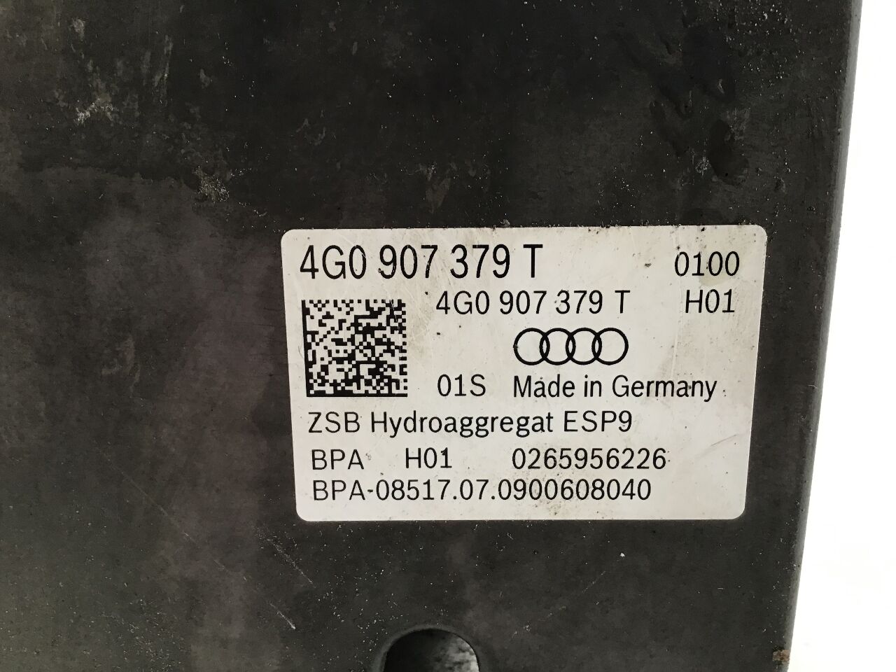 Bremsaggregat ABS AUDI A6 Avant (4G, C7) RS6 quattro  445 kW  605 PS (11.2015-09.2018)