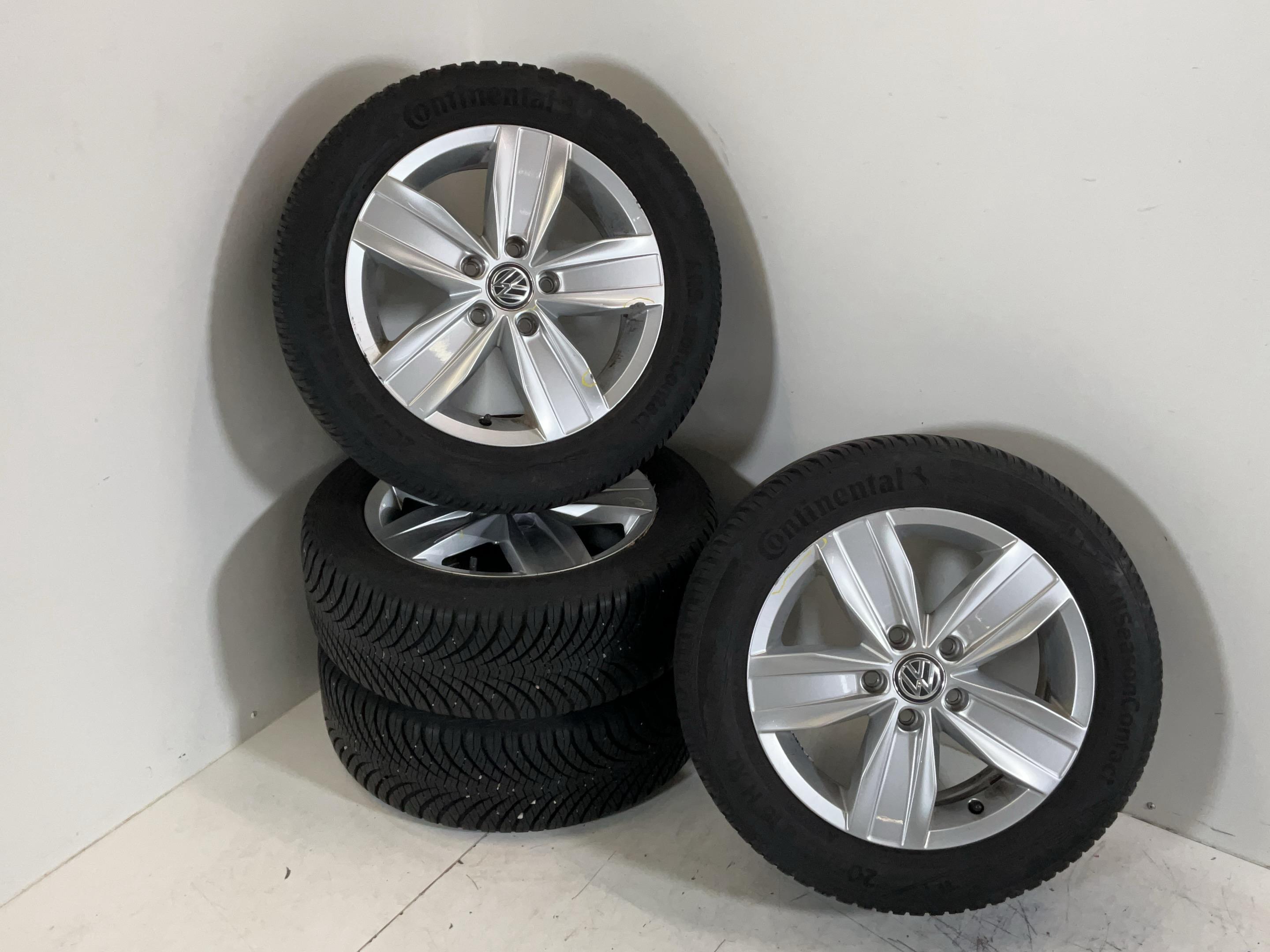 Entire wheel VW Caddy IV Kasten (SAA, SAH) 1.4 TSI  92 kW  125 PS (05.2015-> )
