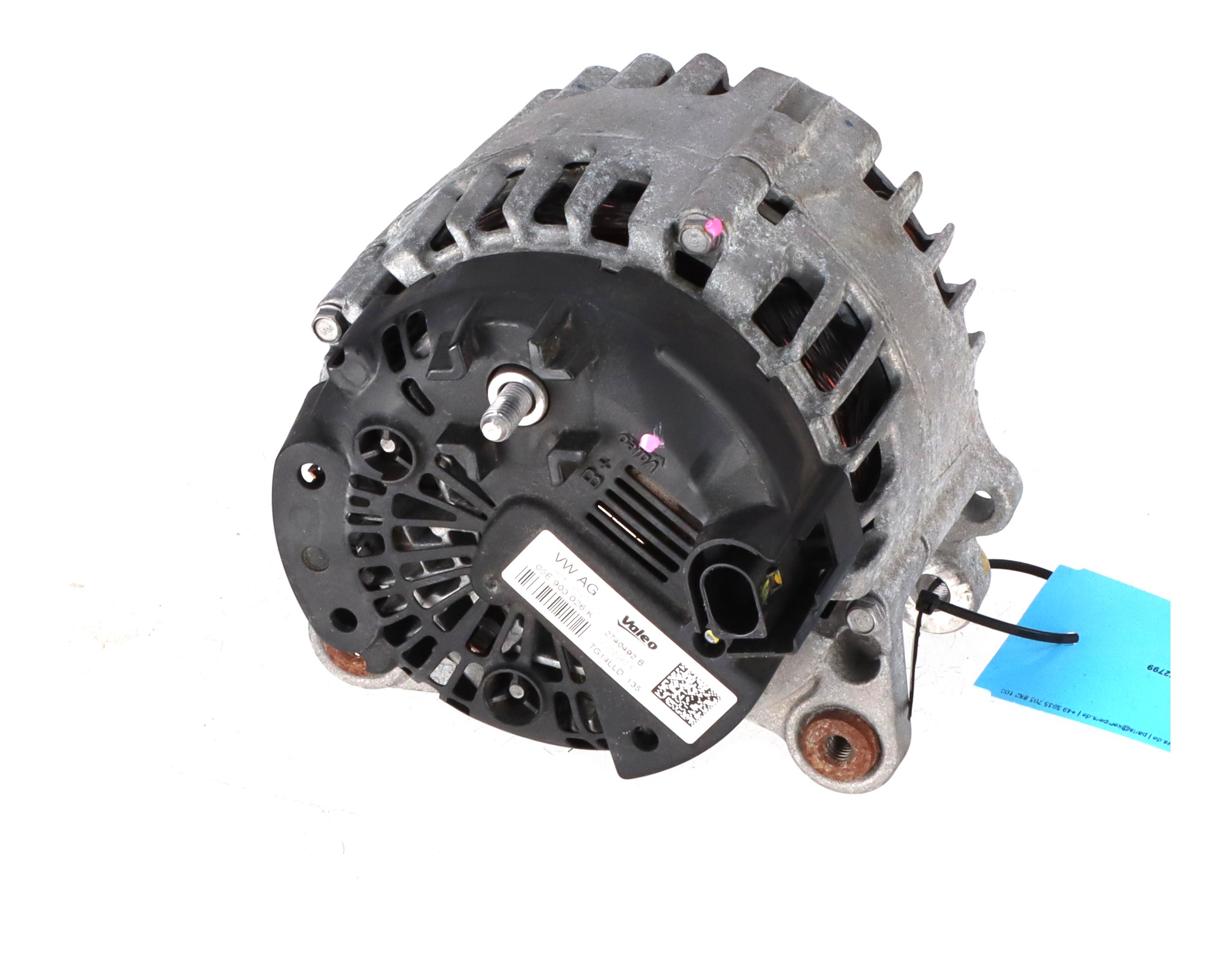 Alternator VW Golf VIII Variant (CG) 1.0 TSI  66 kW  90 PS (08.2020-> )