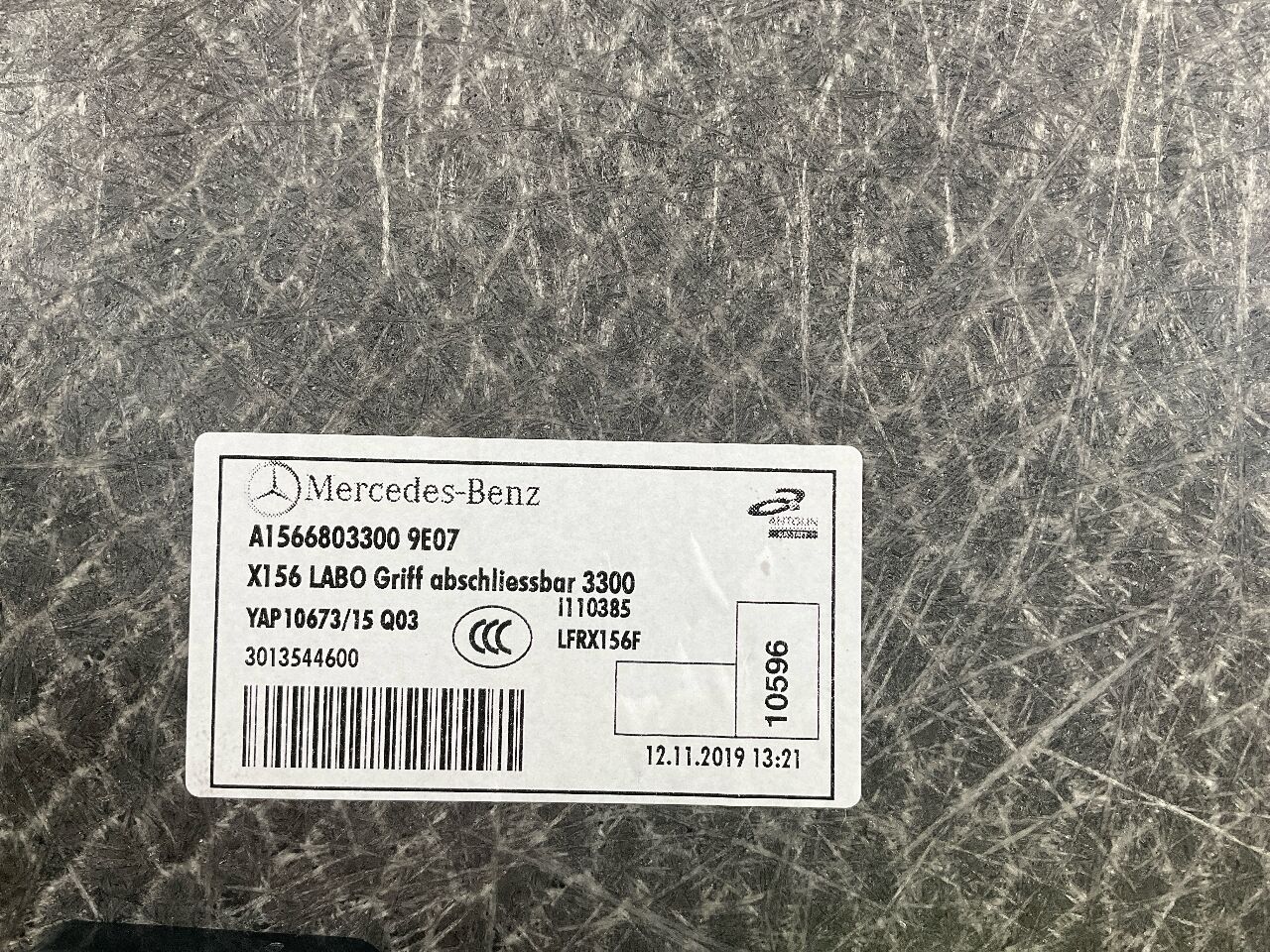 Carpet trunk MERCEDES-BENZ GLA-Klasse (X156) GLA 180  90 kW  122 PS (02.2015-> )