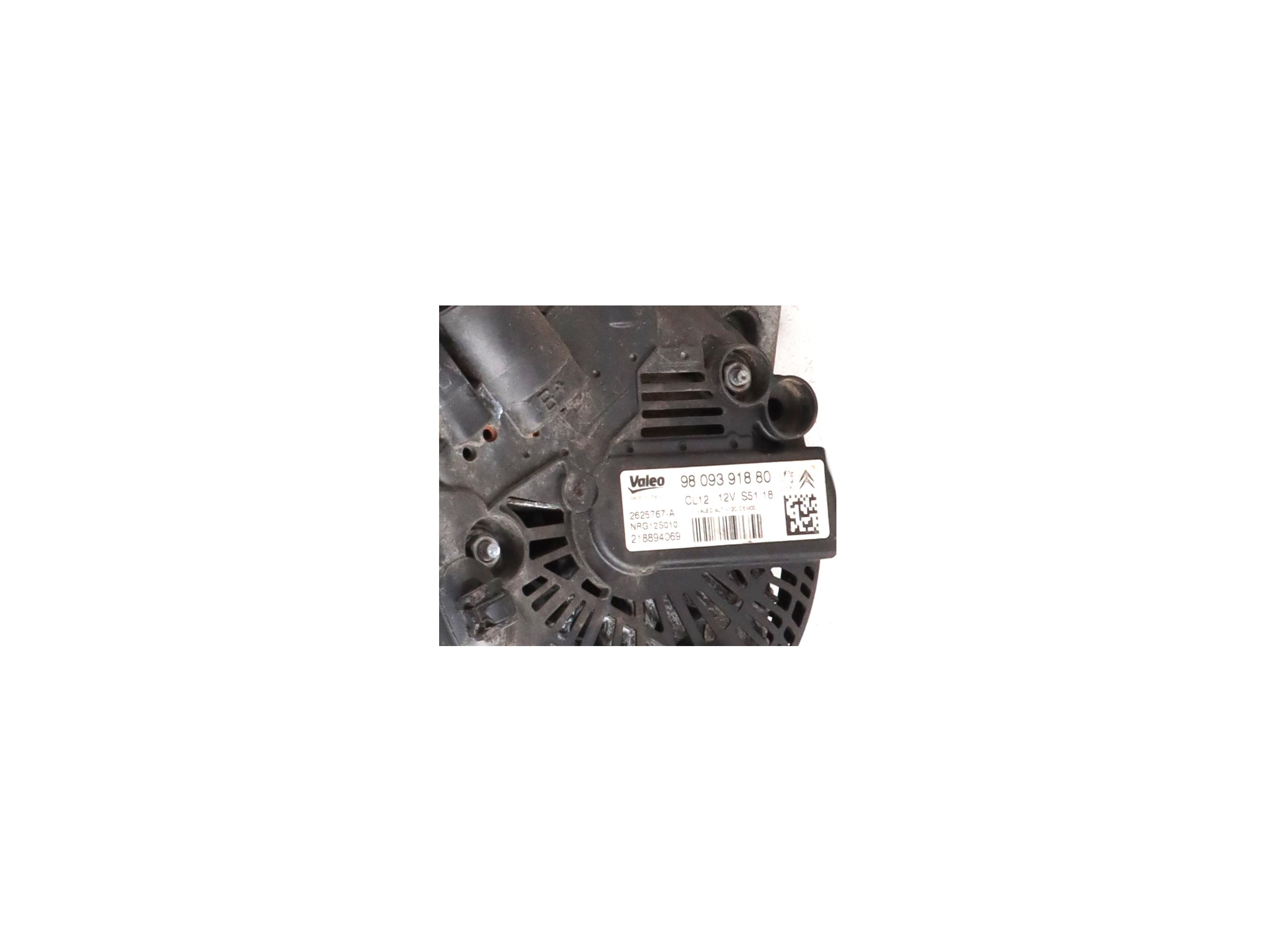 Dynamo PEUGEOT 2008 I 1.2 PureTech 82  61 kW  82 PS (03.2018-> )
