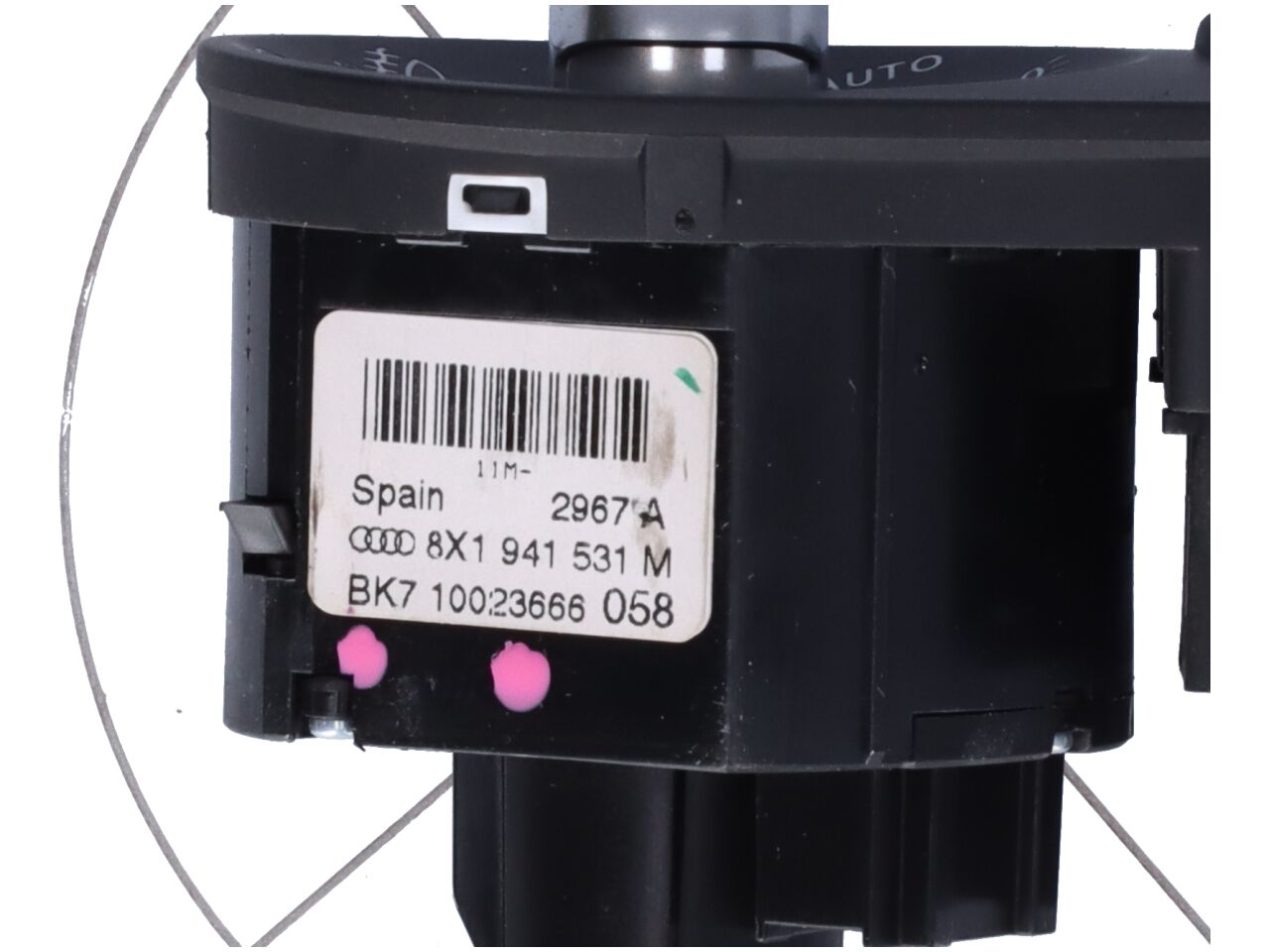 Schalter für Licht AUDI A1 (8X) 1.0 TFSI  60 kW  82 PS (01.2016-10.2018)
