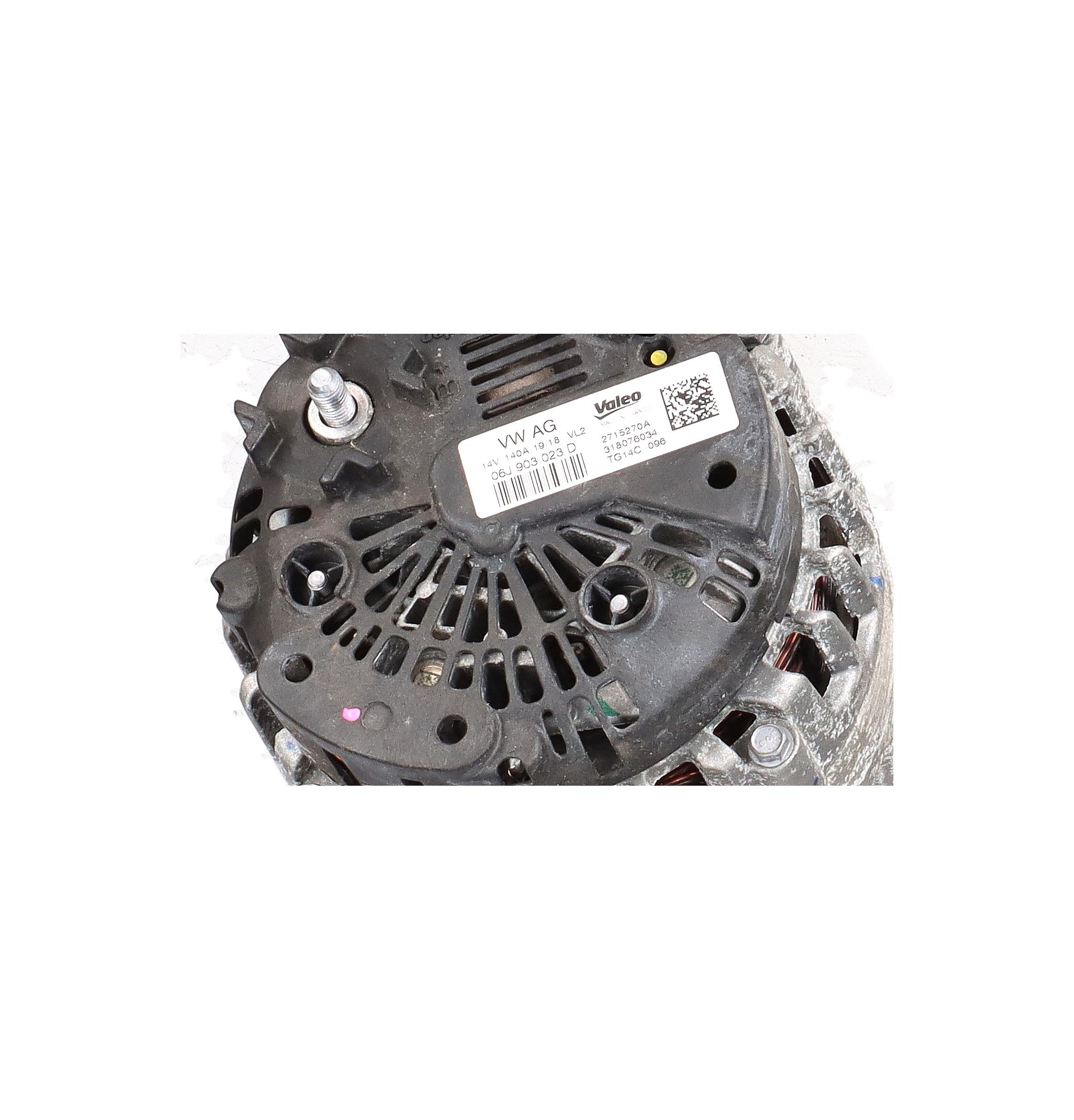 Alternator VW T-Roc (A11) 2.0 TSI 4motion  140 kW  190 PS (07.2017-> )
