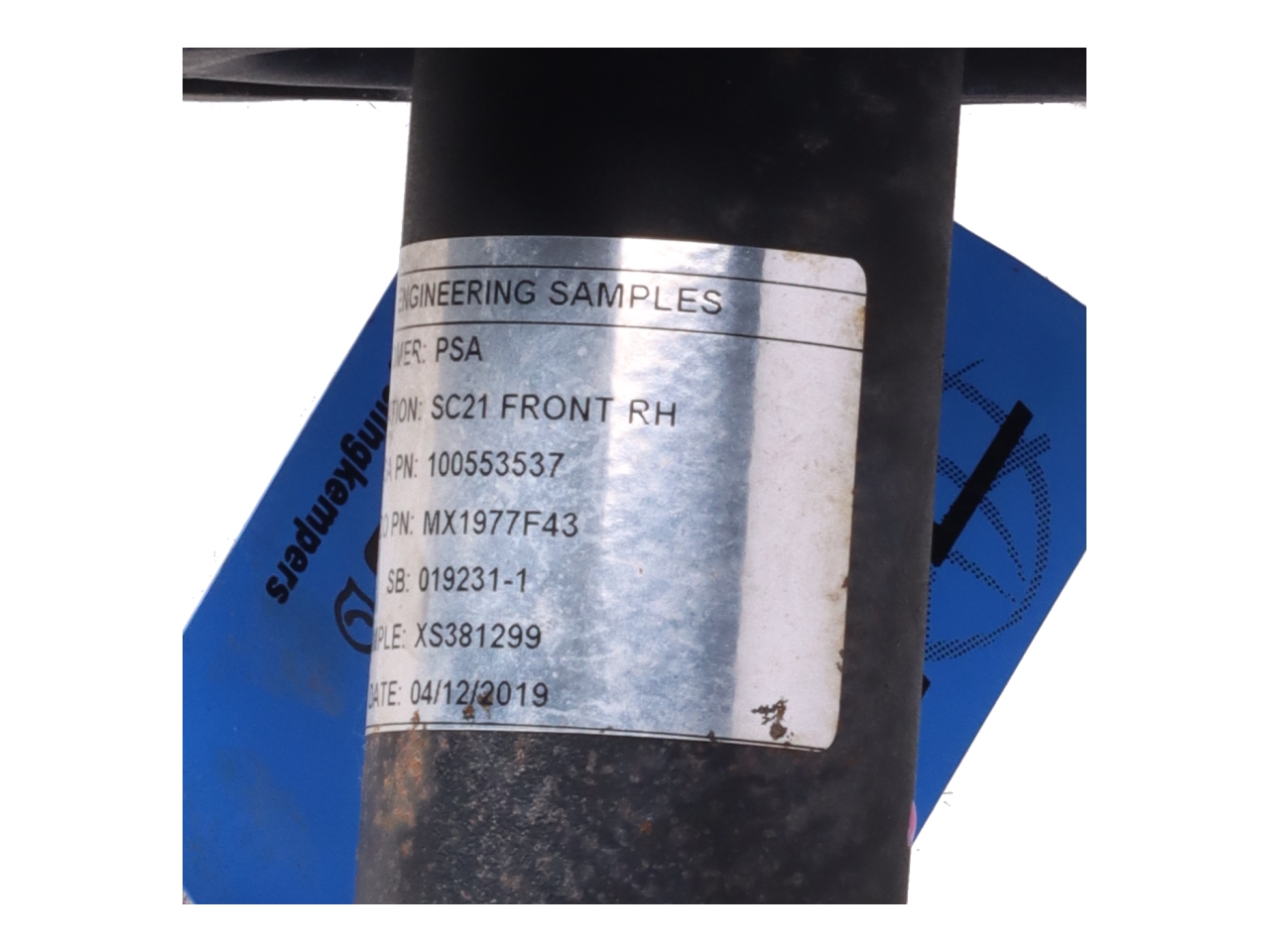 Suspension strut left front PEUGEOT 208 I (CA, CC) 1.6  88 kW  120 PS (03.2012-> )