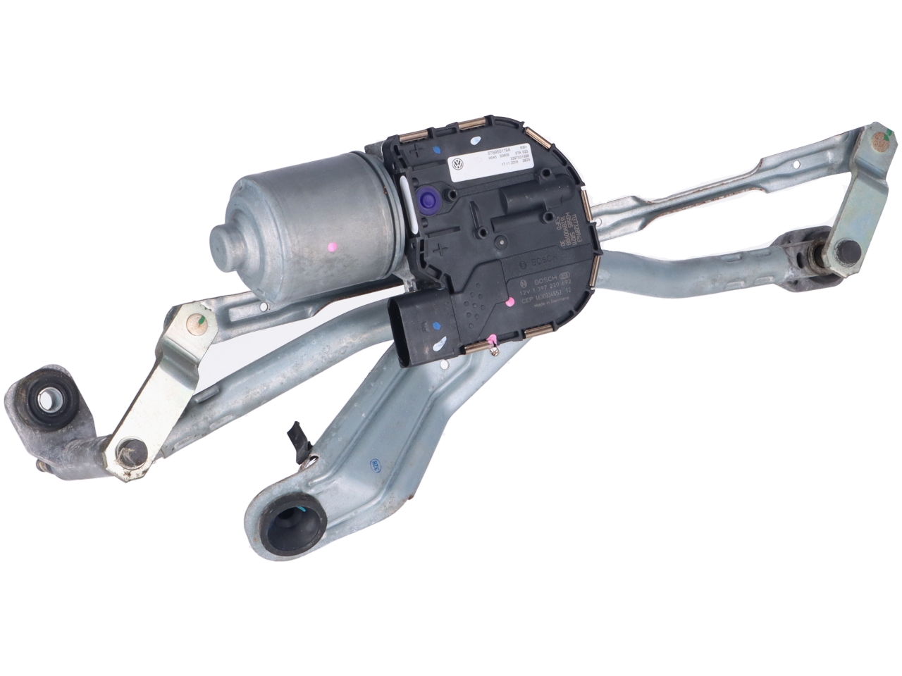 Moteur d'essuie-glace avant VW Touran II (5T) 2.0 TDI  140 kW  190 PS (11.2015-07.2019)