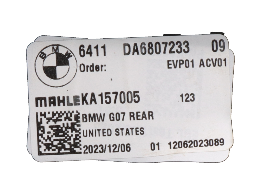 Kachelventilator BMW X7 (G07) xDrive 40d Mild-Hybrid  259 kW  352 PS (07.2022-> )