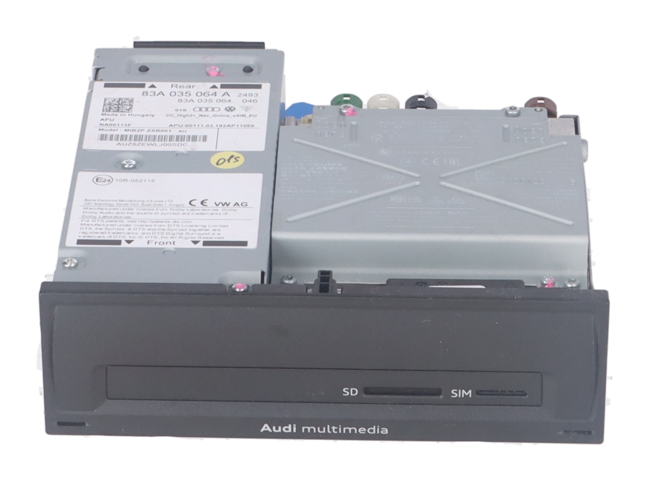 Headunit (Multimedia) AUDI A1 Sportback (GBA) 30 TFSI  85 kW  116 PS (07.2018-> ) Headunit (Multimedia) AUDI A1 Sportback (GBA) 30 TFSI  85 kW  116 PS (07.2018-> )