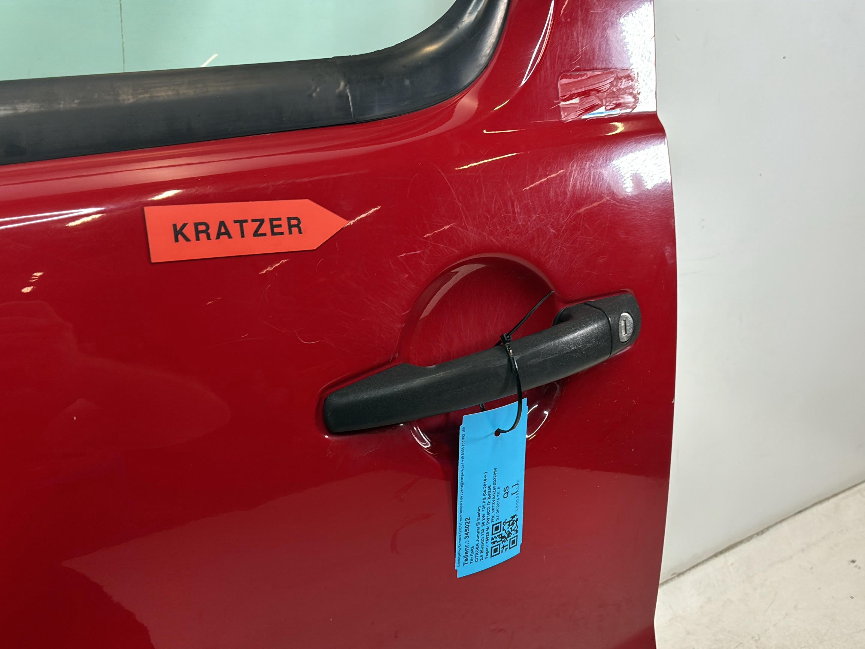 Door left CITROEN Jumper III Kasten 2.0 BlueHDi 130  96 kW  130 PS (04.2016-> )