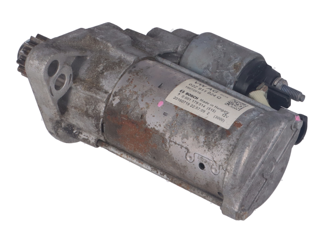 Startmotor AUDI A3 Sportback (8V) 1.0 TFSI  85 kW  115 PS (07.2016-> ) Startmotor AUDI A3 Sportback (8V) 1.0 TFSI  85 kW  115 PS (07.2016-> )