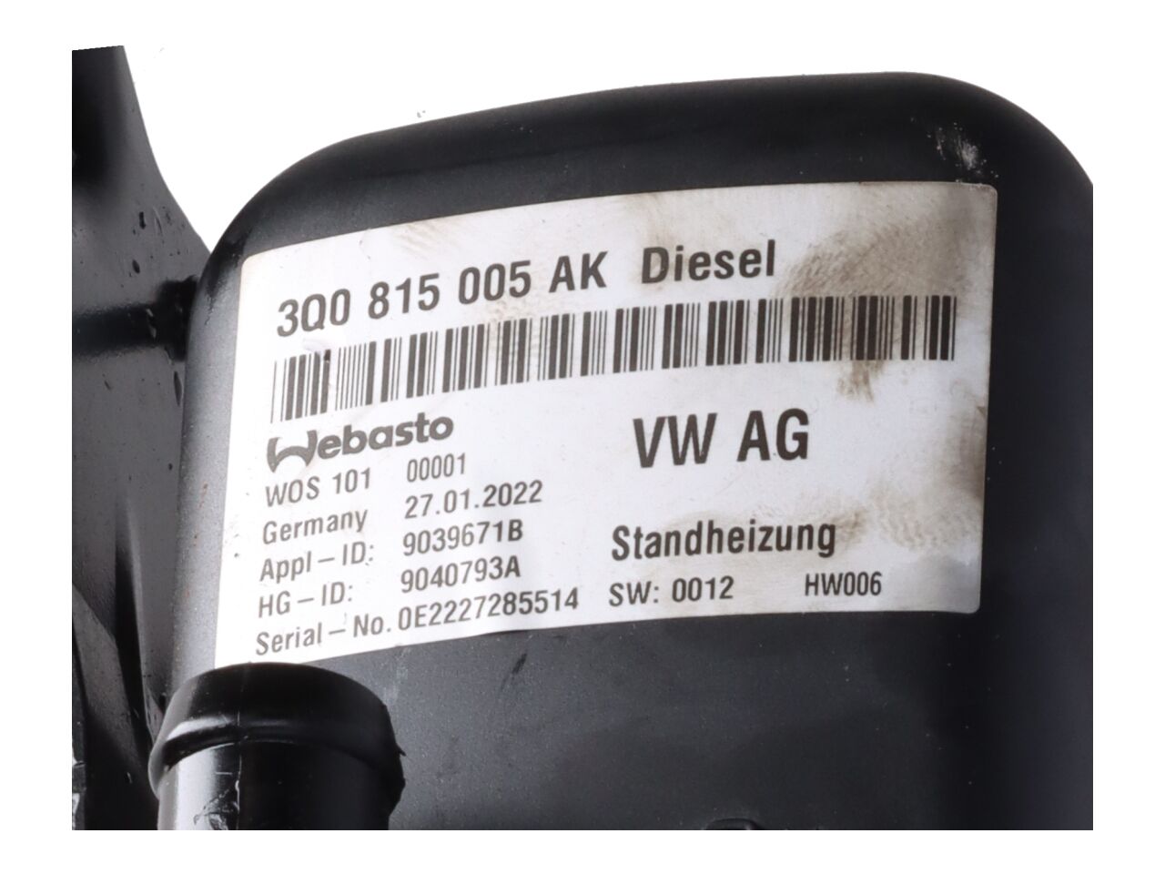 Standkachel SKODA Superb III Kombi (3V) 2.0 TDI  110 kW  150 PS (03.2015-> )
