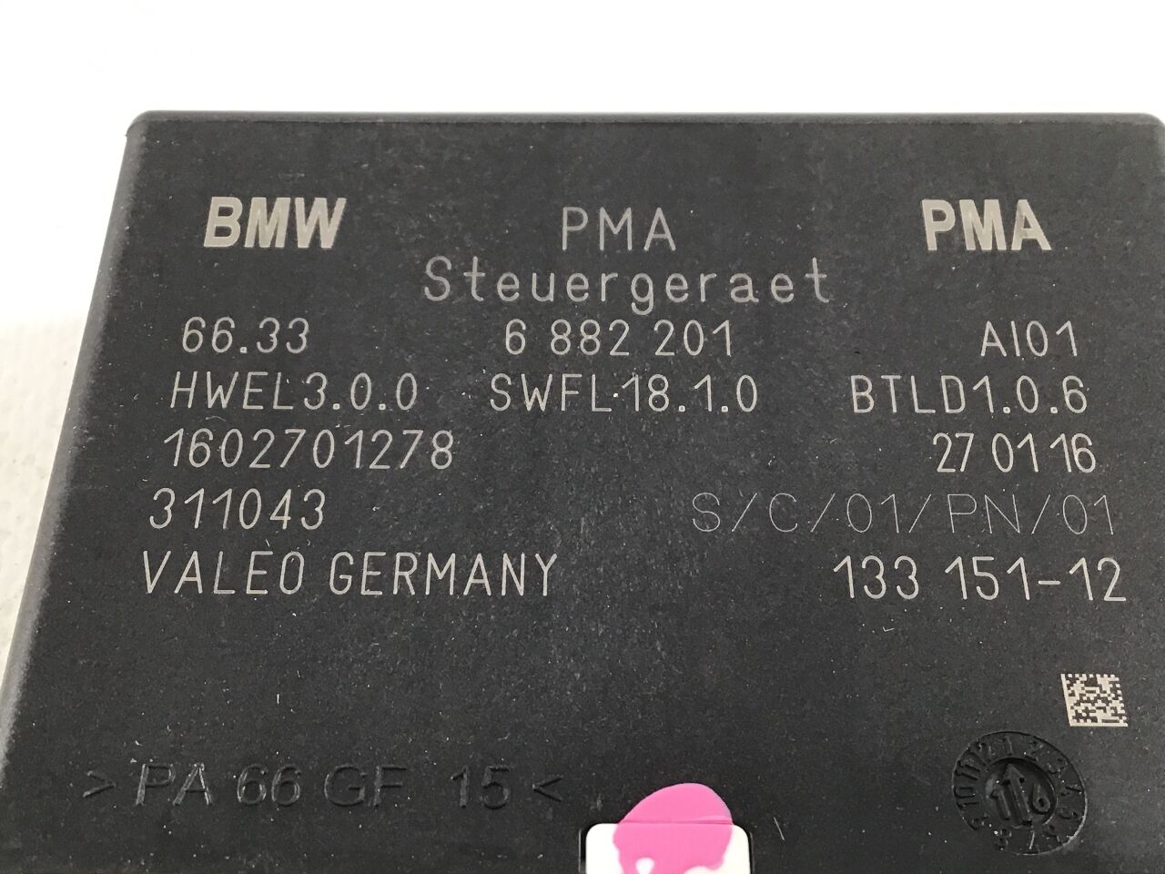 Computer inparkeerhulp BMW X6 (F16, F86) xDrive 50i  330 kW  450 PS (08.2014-05.2019)