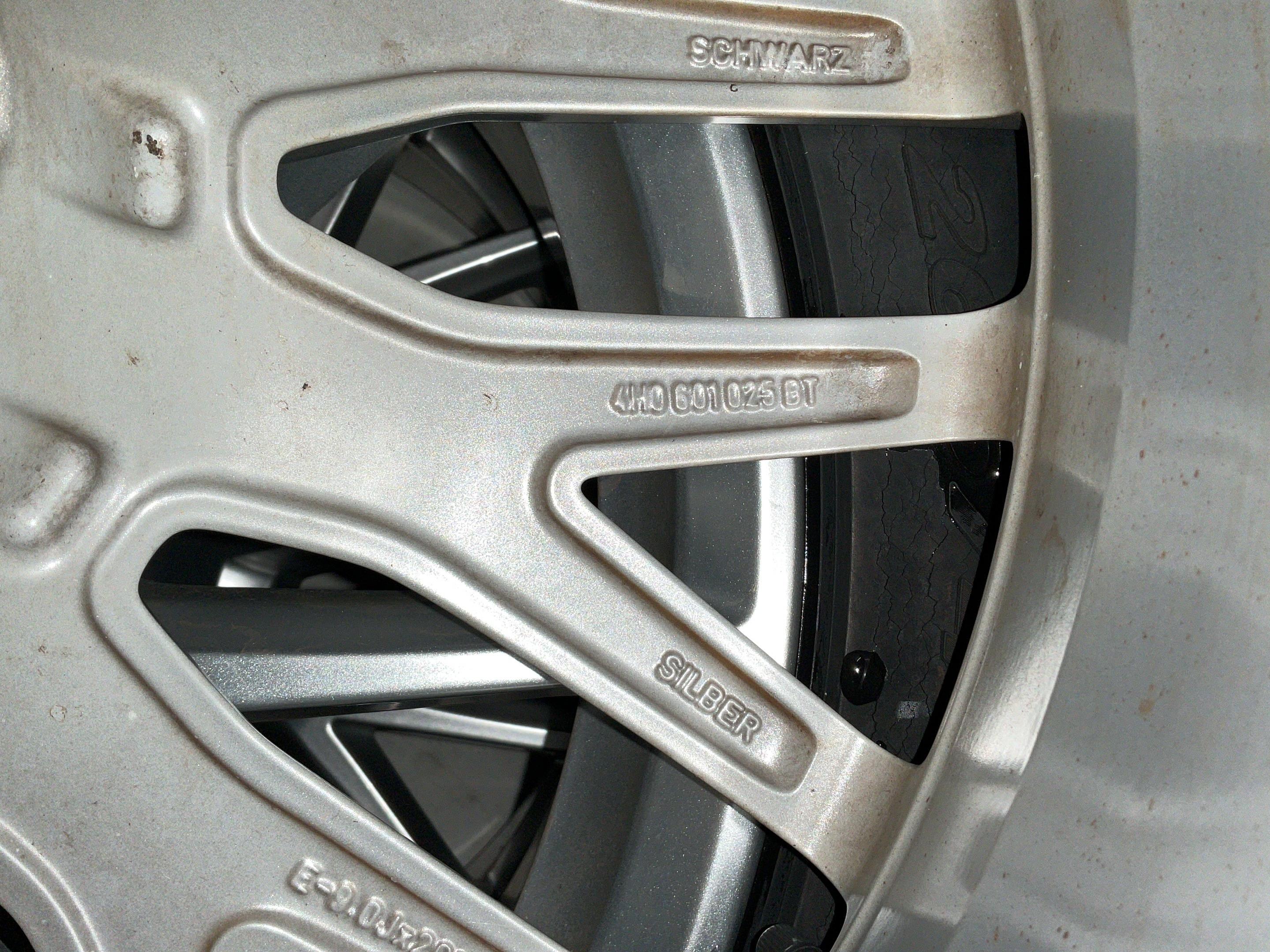 Wielen set AUDI A8 (4H) 4.0 TFSI quattro  320 kW  435 PS (10.2013-12.2015)