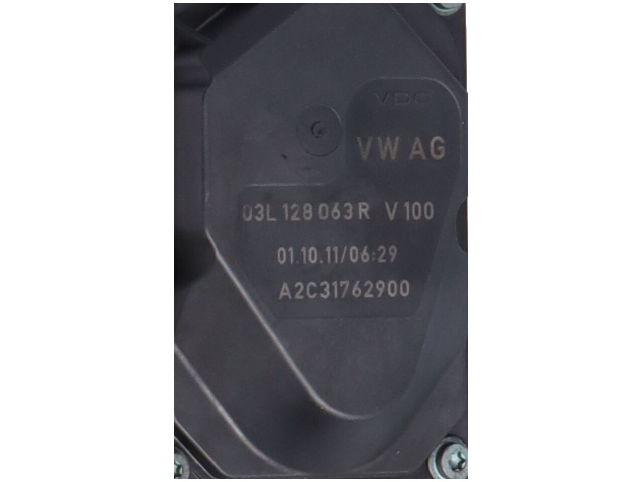 Throttle valve VW Polo V (6R, 6C) 1.2 TDI  55 kW  75 PS (10.2009-> )